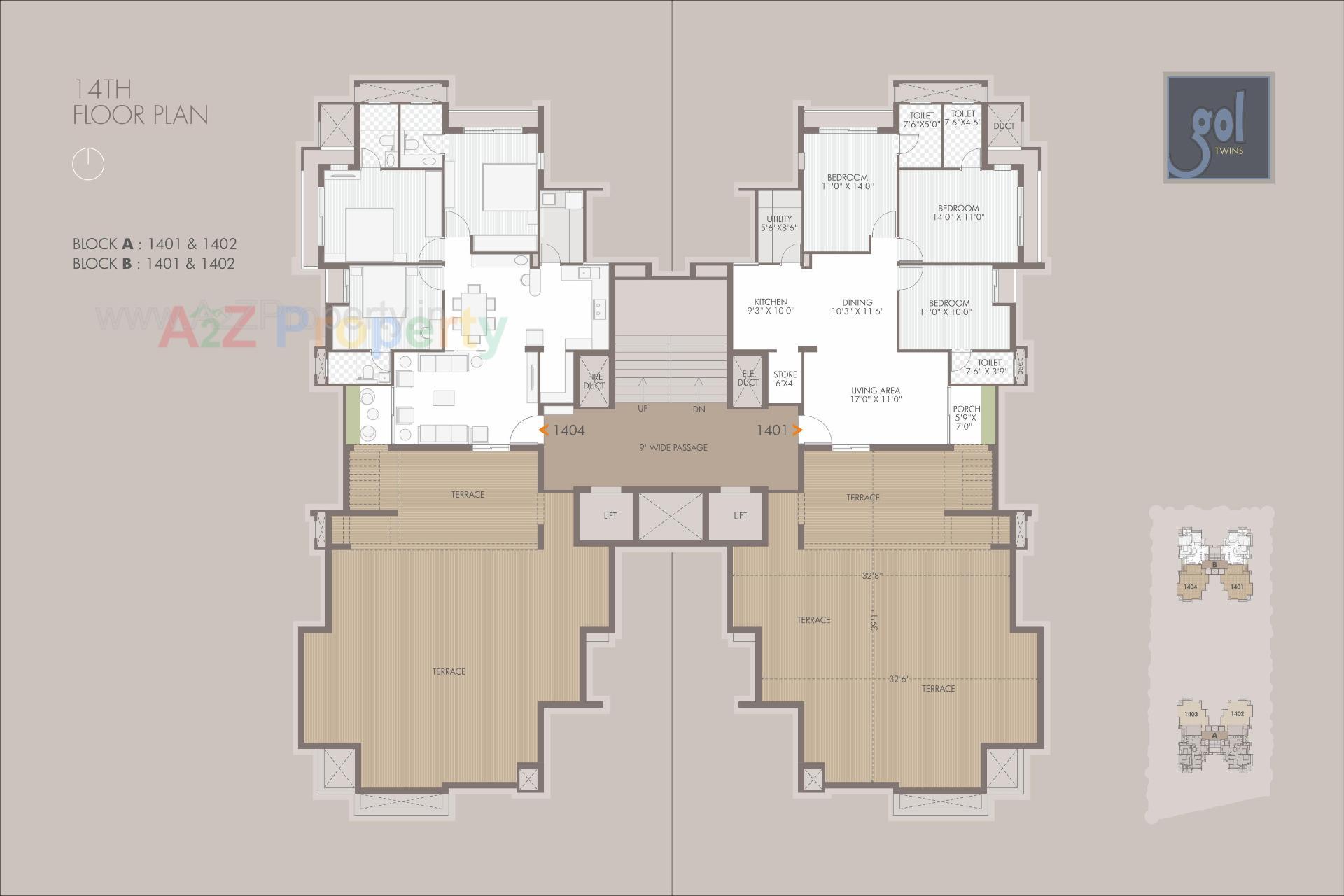 Layout of real estate project Gol Twins located at Mavdi, Rajkot, Gujarat