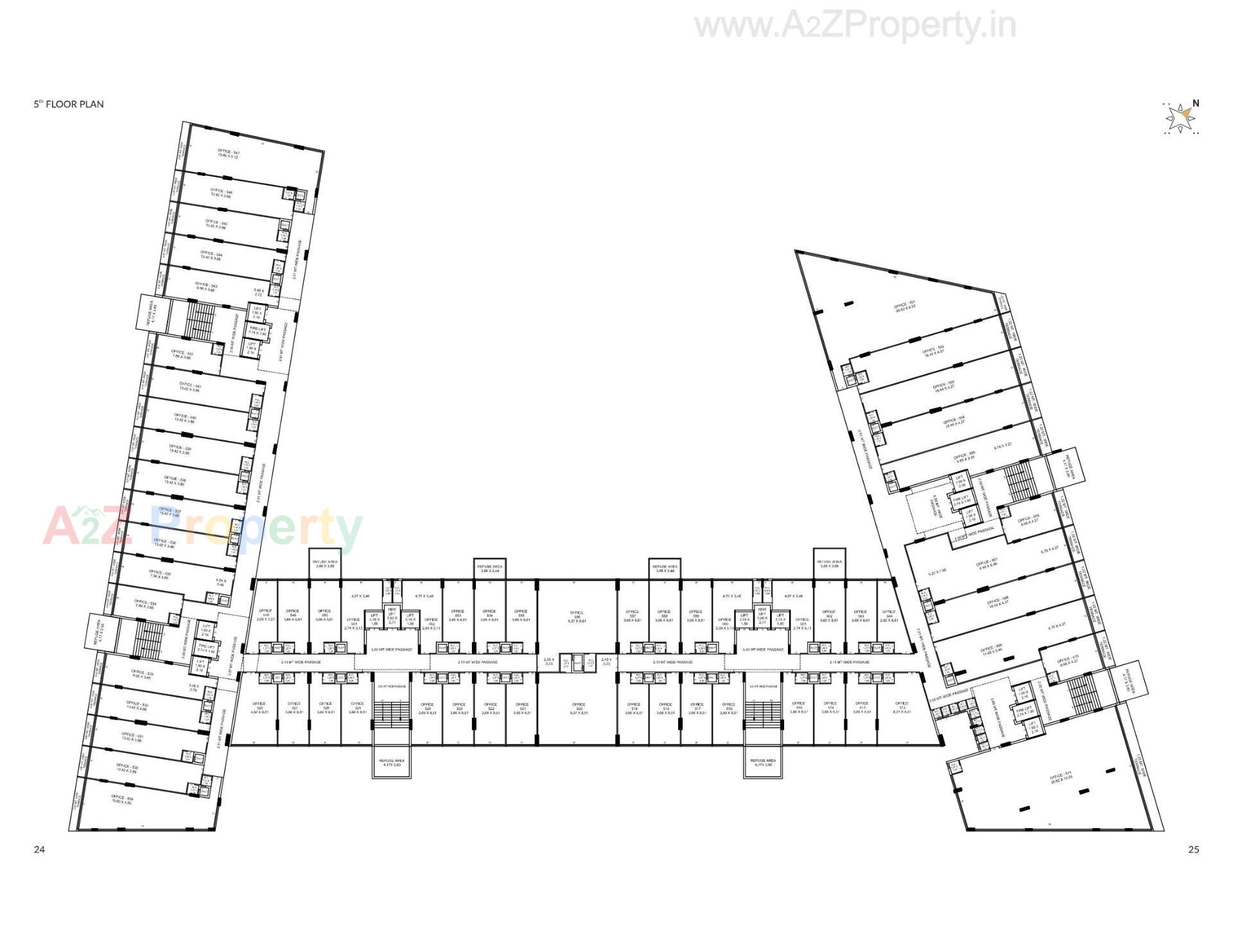 Layout of real estate project Golden Crown located at Motamava, Rajkot, Gujarat