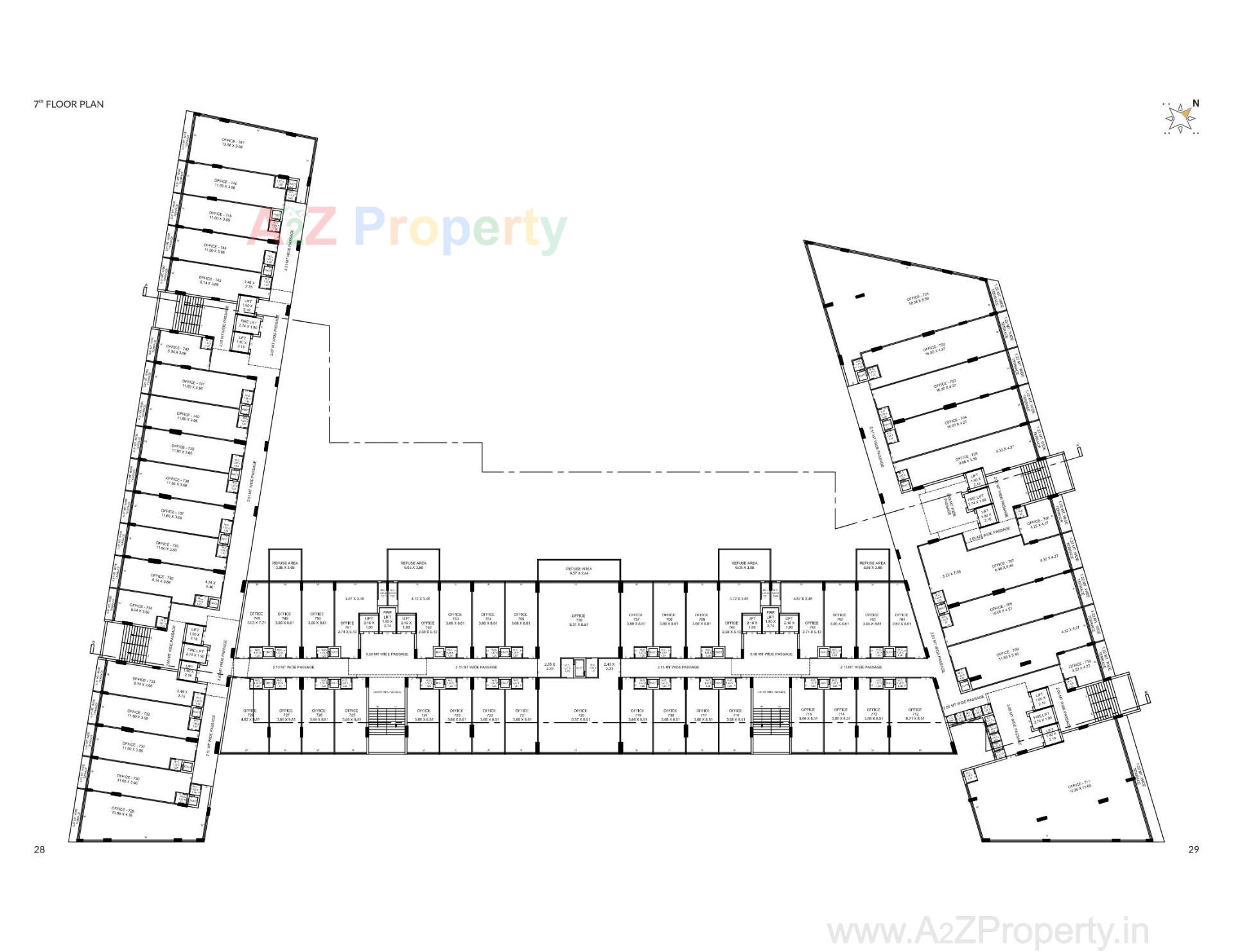 Layout of real estate project Golden Crown located at Motamava, Rajkot, Gujarat