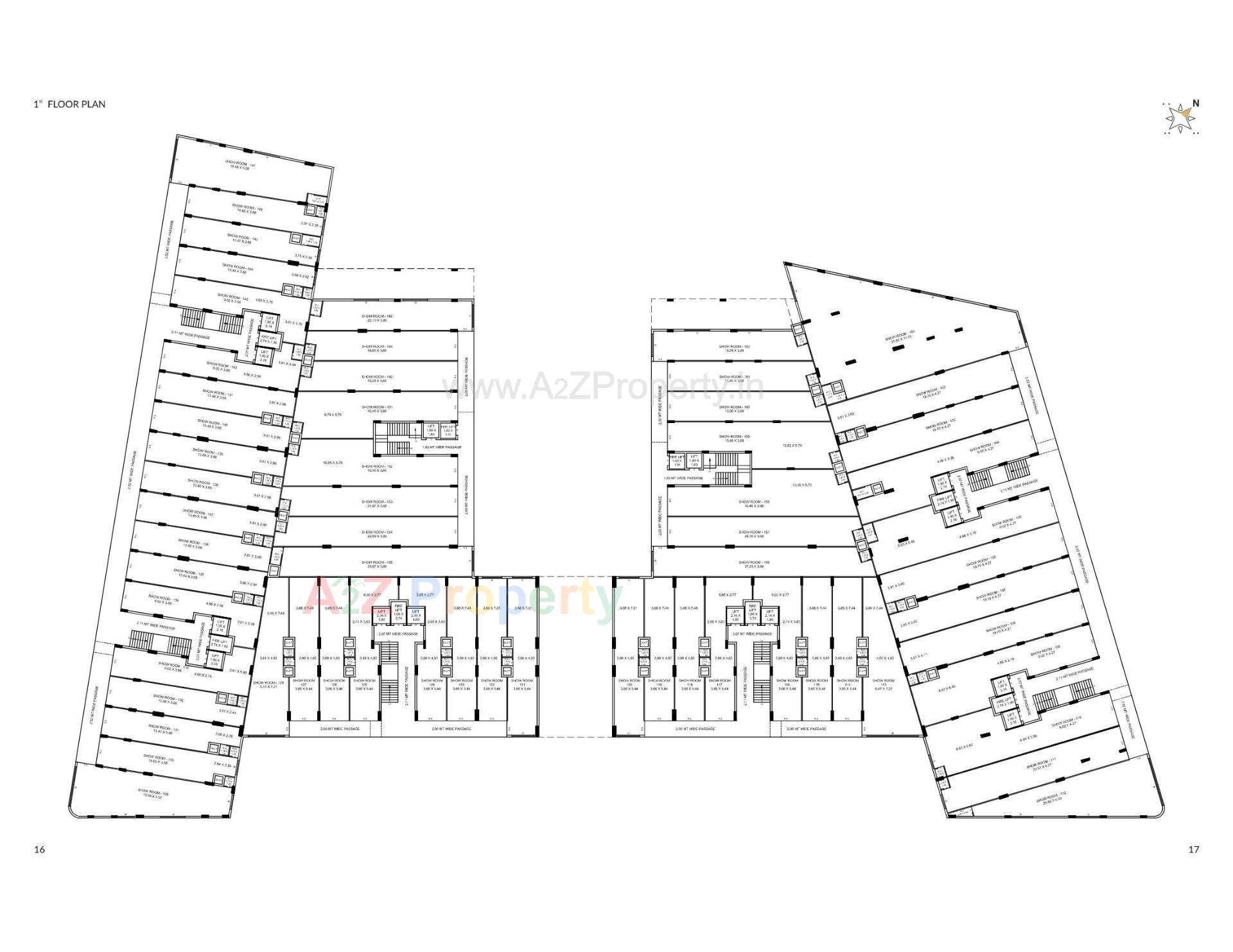 Layout of real estate project Golden Crown located at Motamava, Rajkot, Gujarat