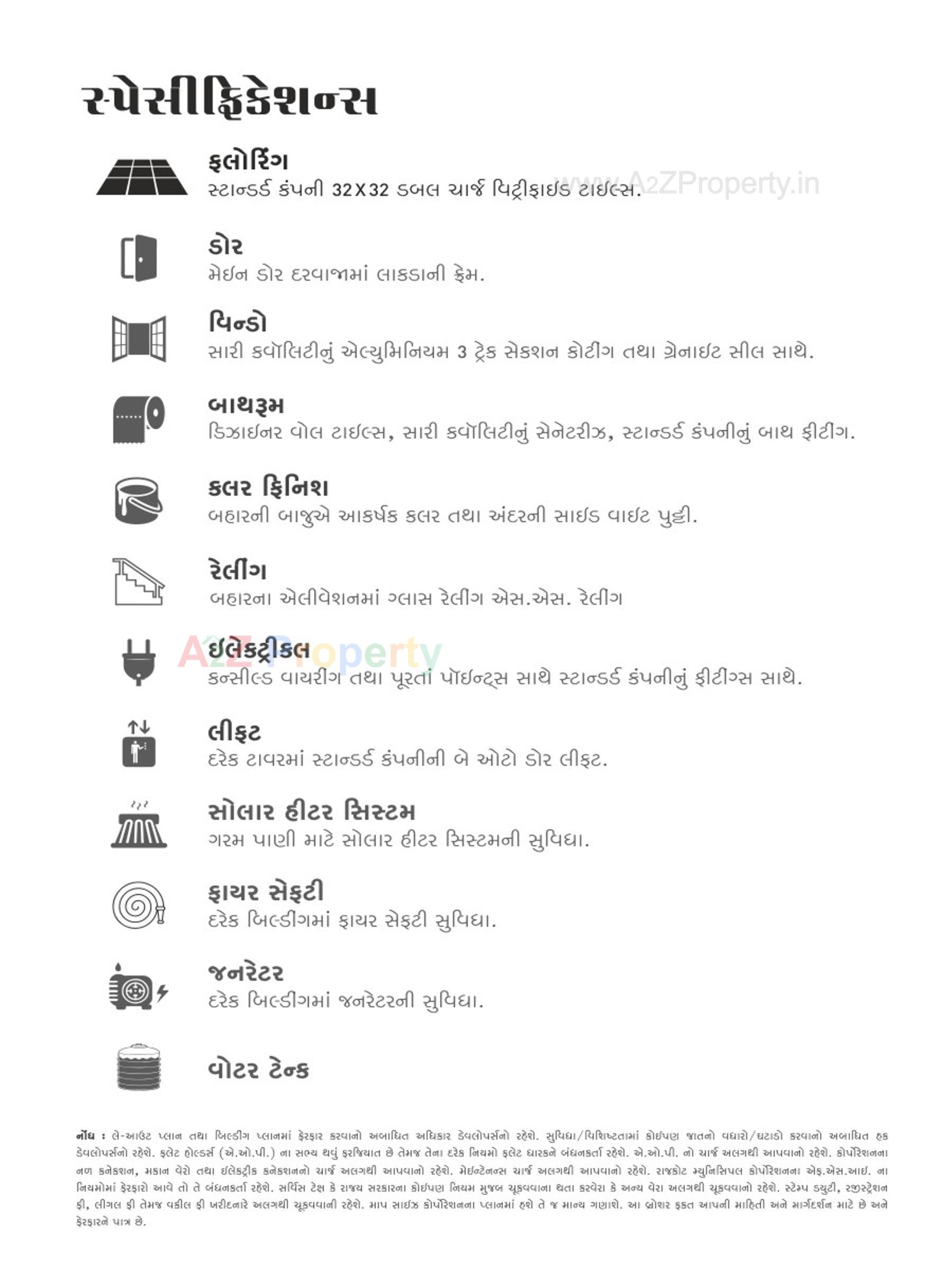  of real estate project Golden Heights located at Rajkot, Rajkot, Gujarat