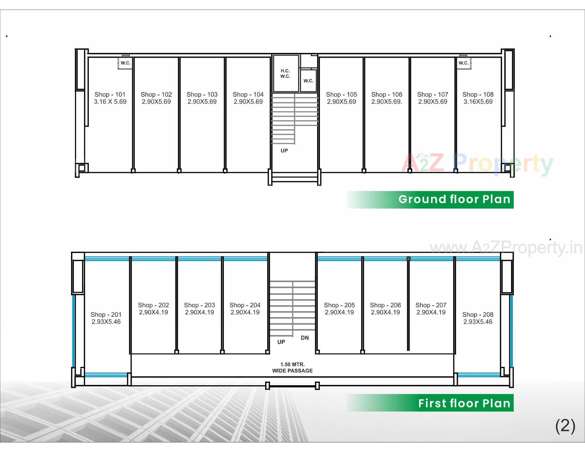 Layout of real estate project Golden Leaf located at Nanamava, Rajkot, Gujarat