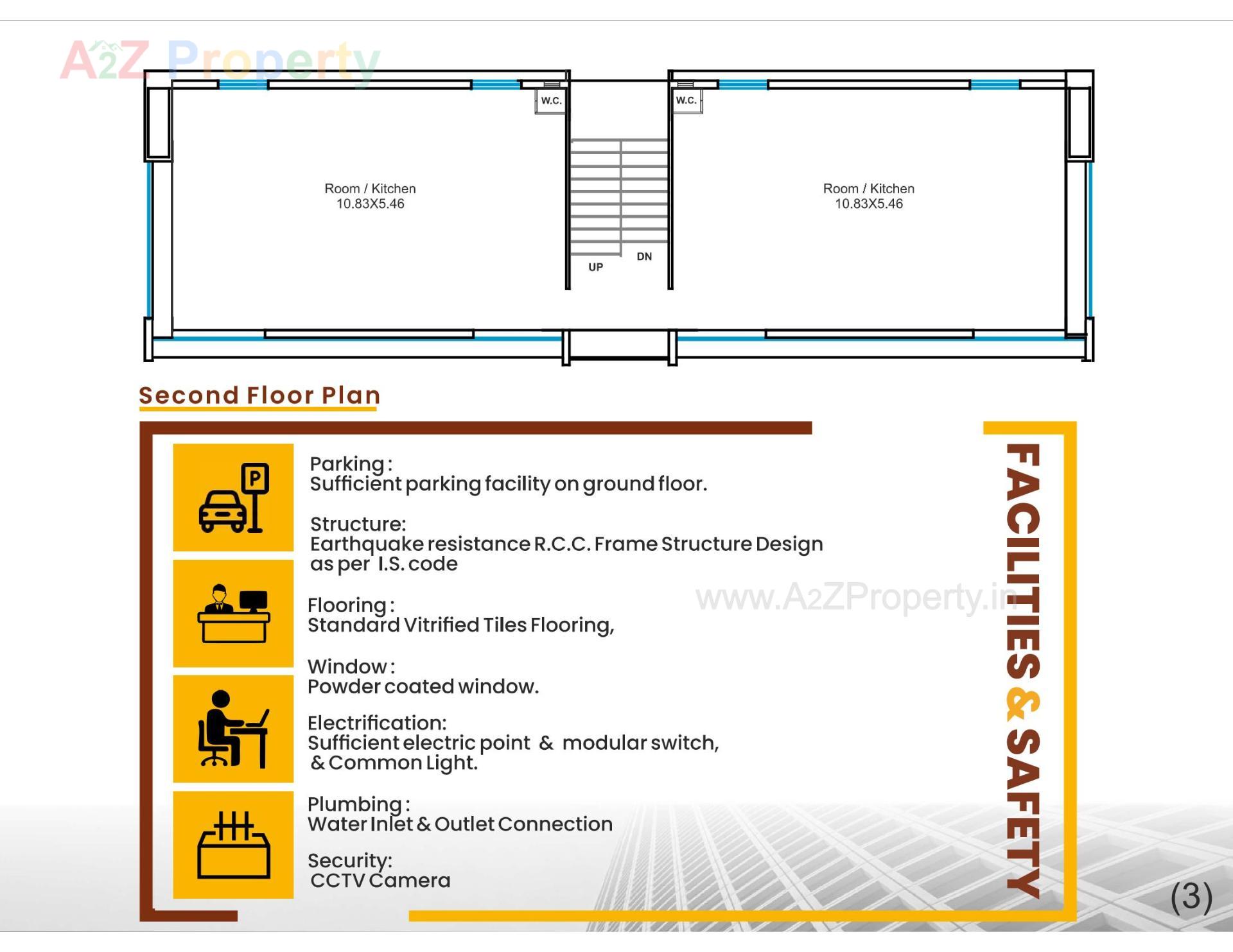  of real estate project Golden Leaf located at Nanamava, Rajkot, Gujarat