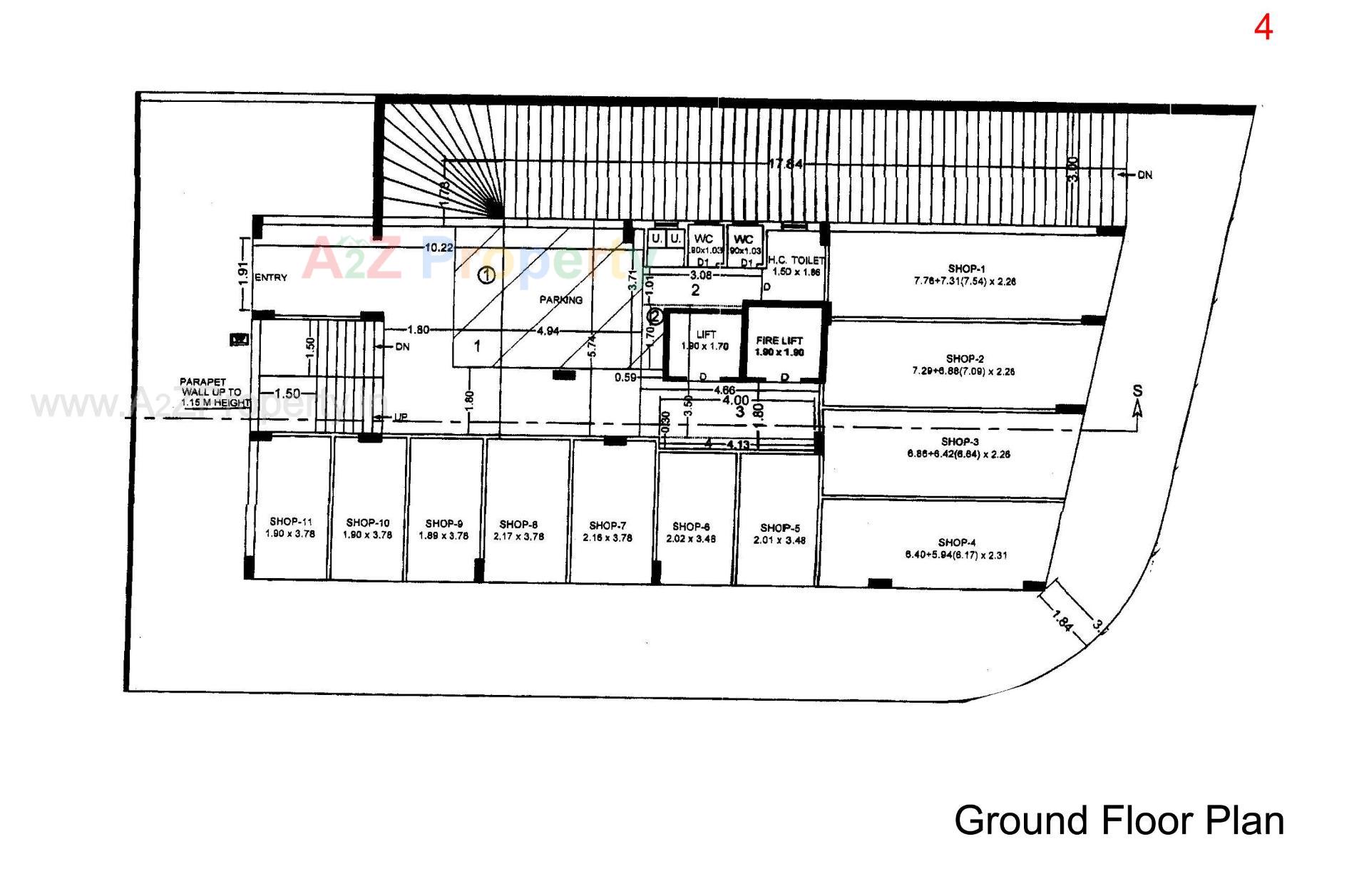 Layout of real estate project Golden Nest located at Kothariya, Rajkot, Gujarat