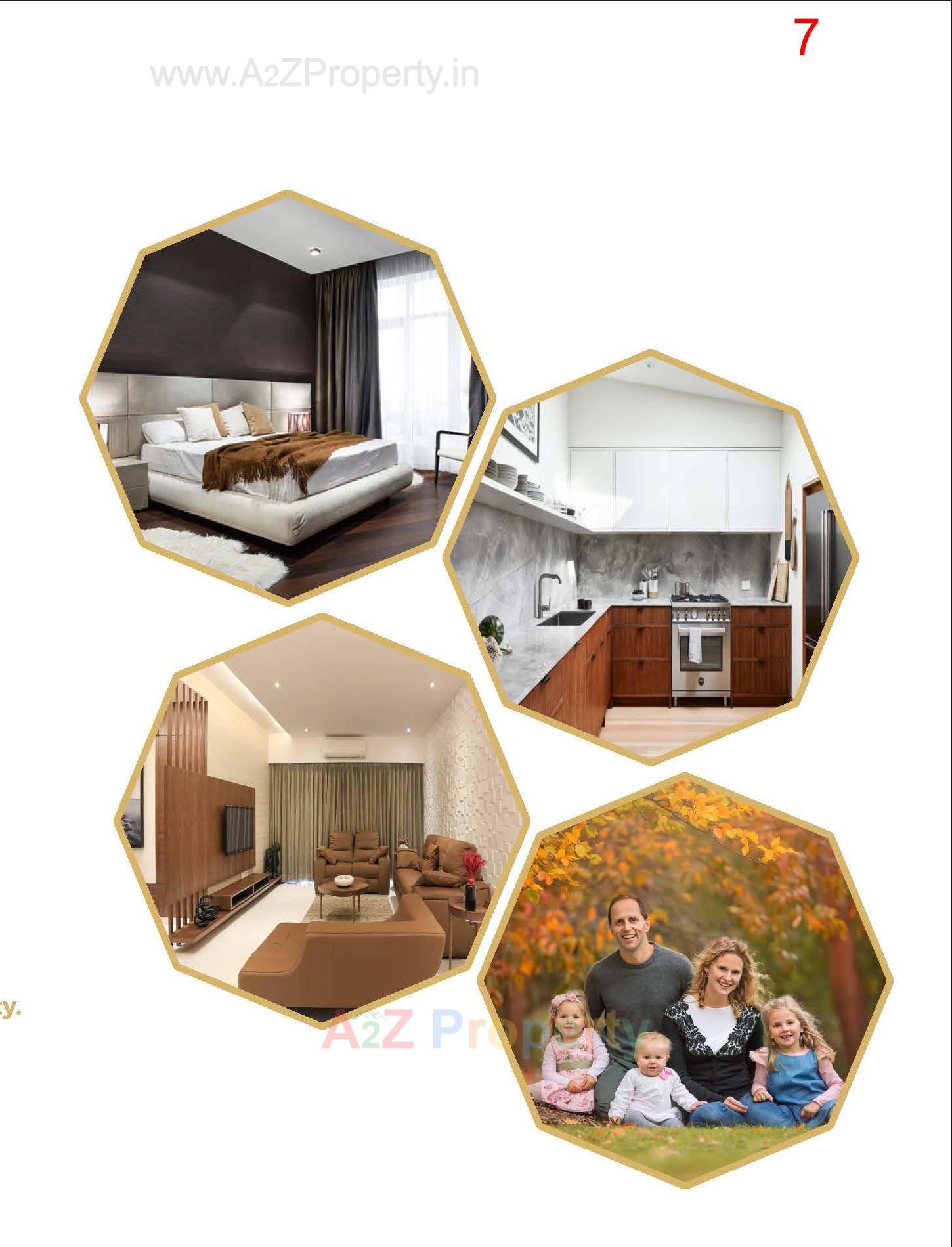 3D Elevation of real estate project Golden Nest located at Kothariya, Rajkot, Gujarat