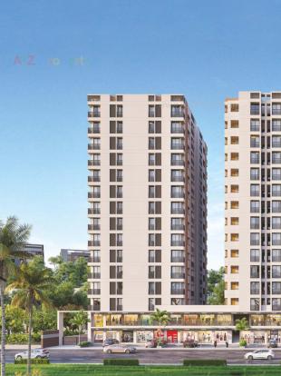 Elevation of real estate project Golden Nest located at Kangashiyali, Rajkot, Gujarat