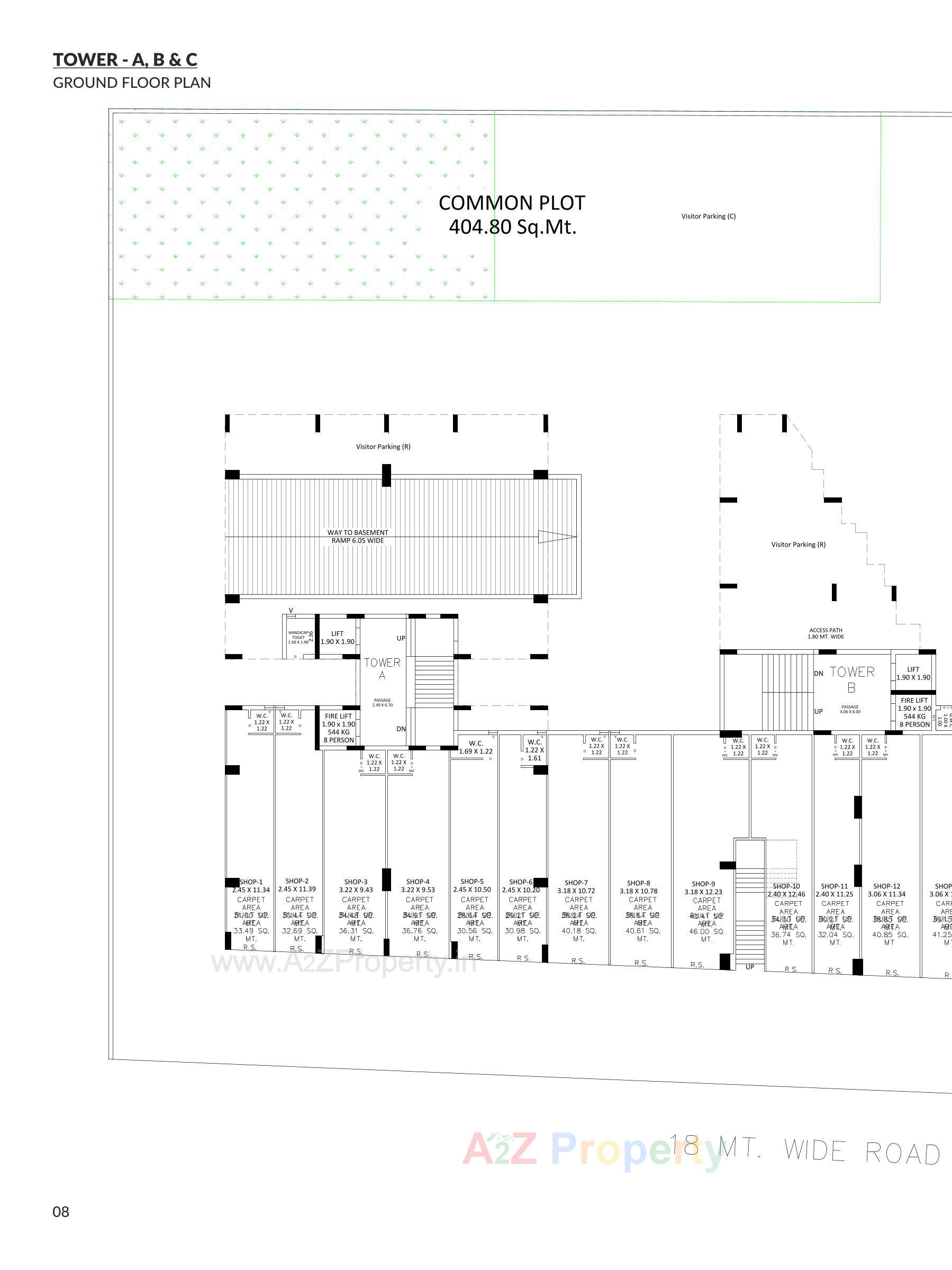 Layout of real estate project Golden Nest located at Kangashiyali, Rajkot, Gujarat