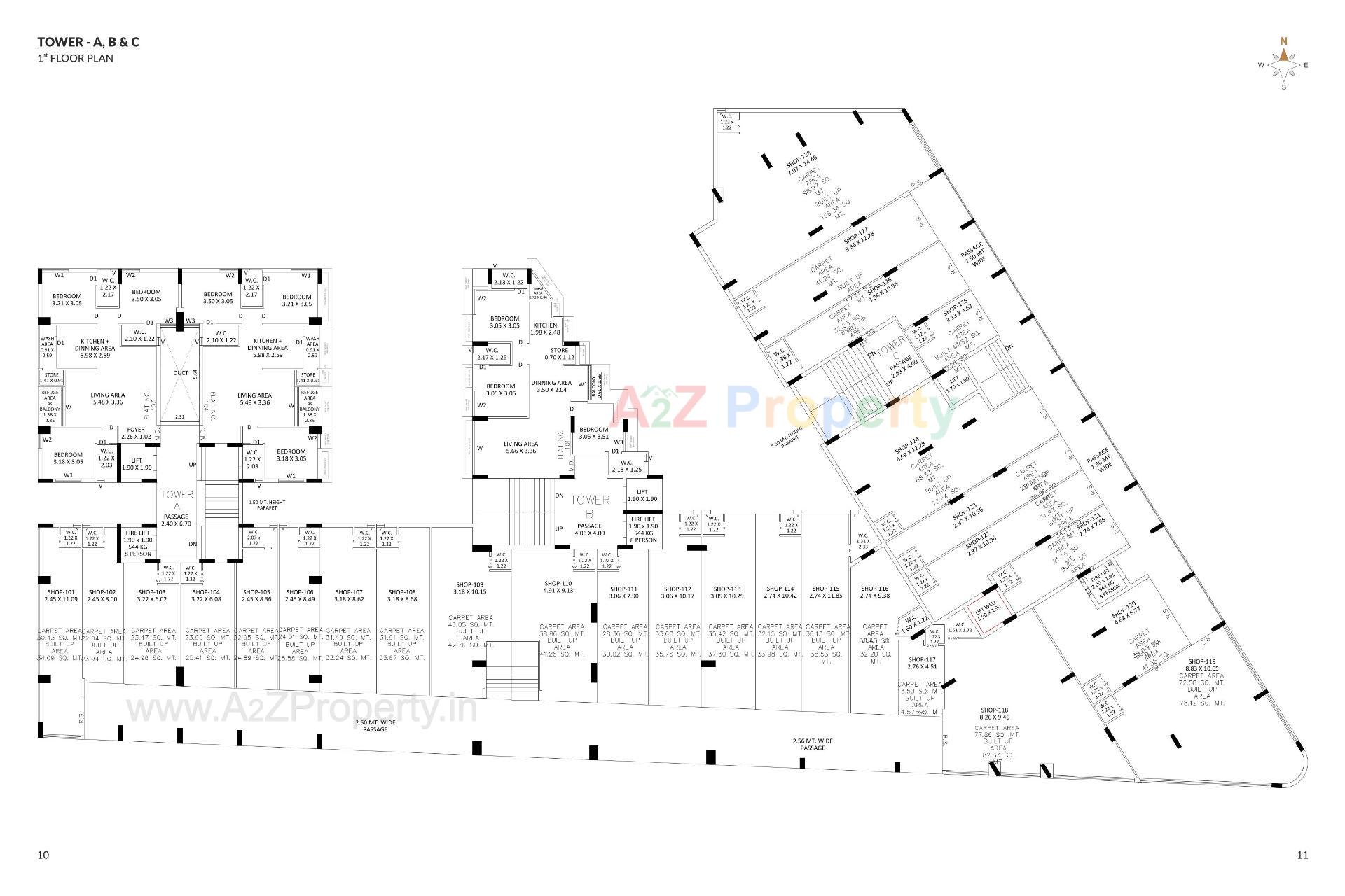 Layout of real estate project Golden Nest located at Kangashiyali, Rajkot, Gujarat