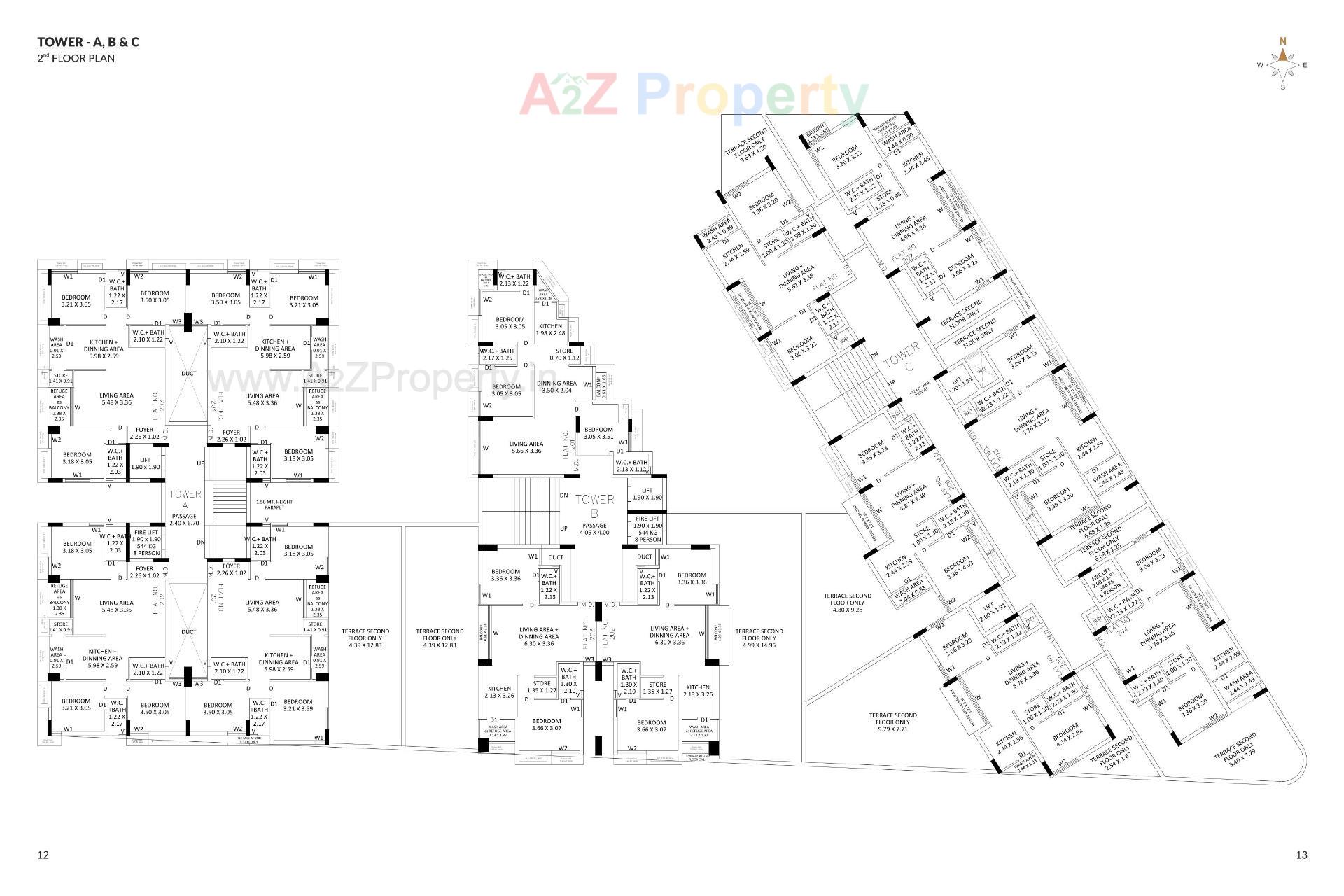 Layout of real estate project Golden Nest located at Kangashiyali, Rajkot, Gujarat
