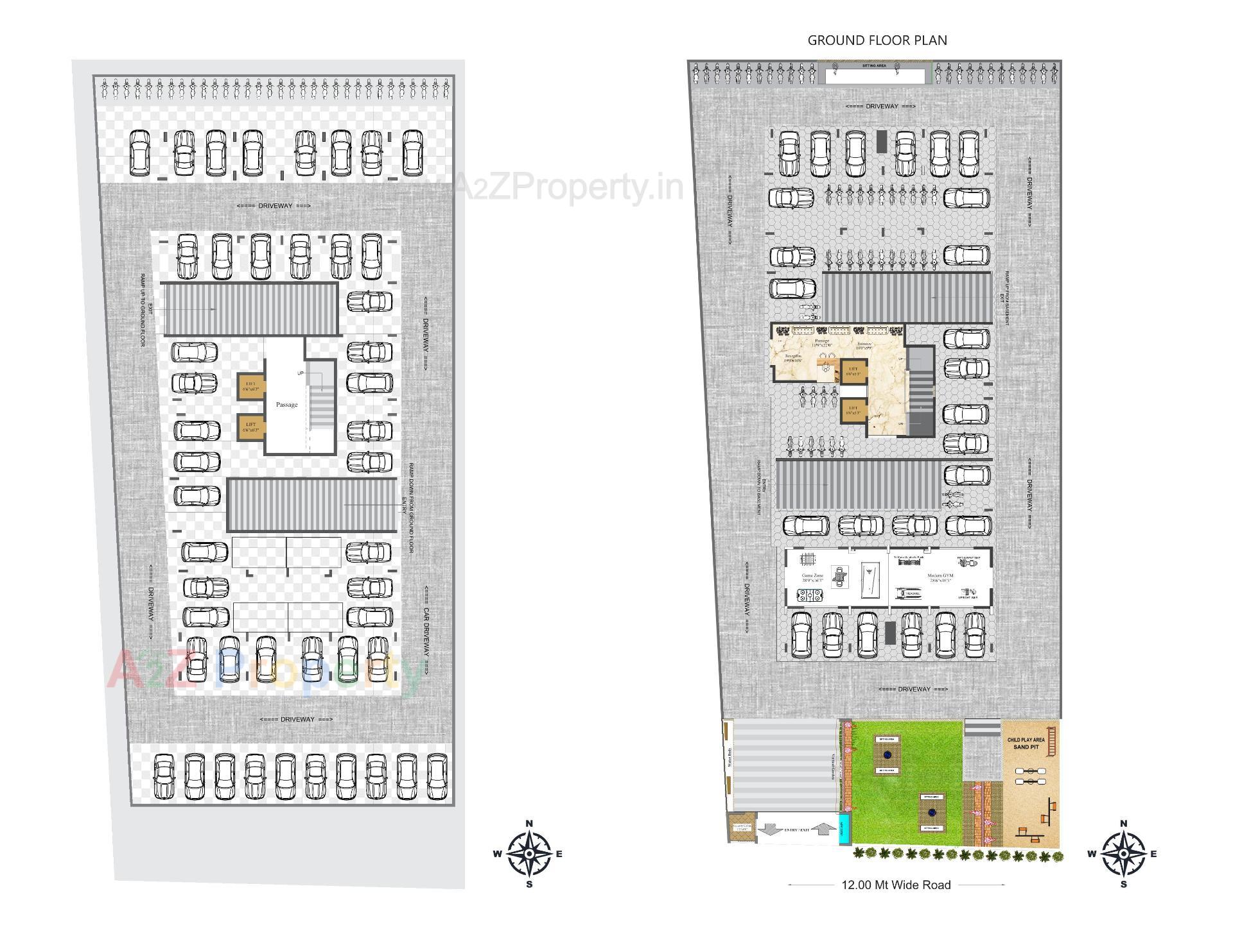 Layout of real estate project Golden Pal located at Rajkot, Rajkot, Gujarat