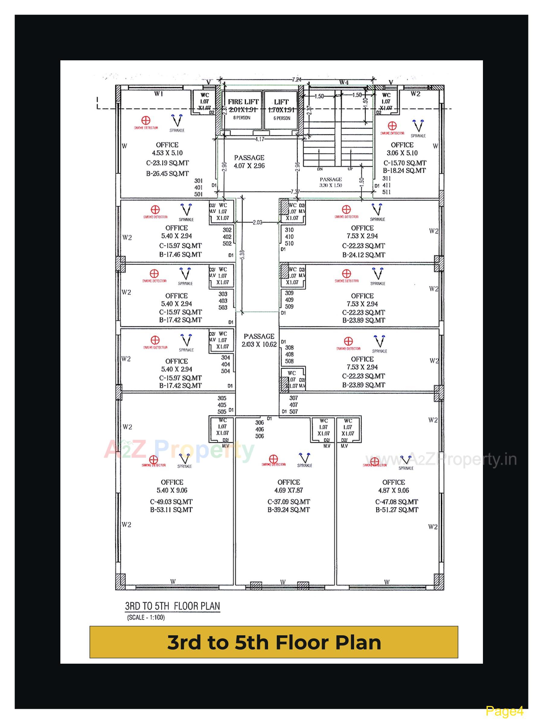Layout of real estate project Golden Phoenix located at Nanamava, Rajkot, Gujarat