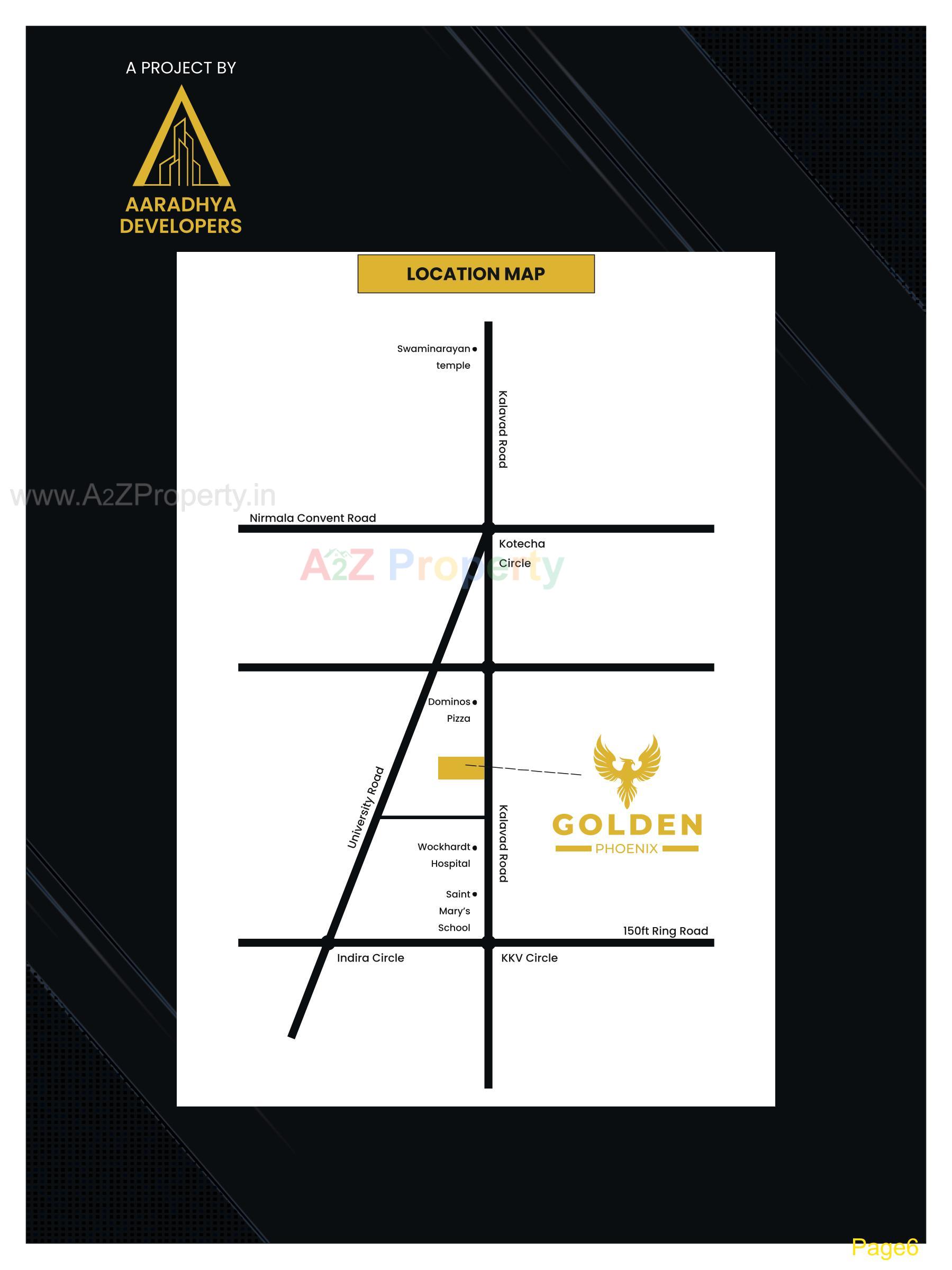  of real estate project Golden Phoenix located at Nanamava, Rajkot, Gujarat
