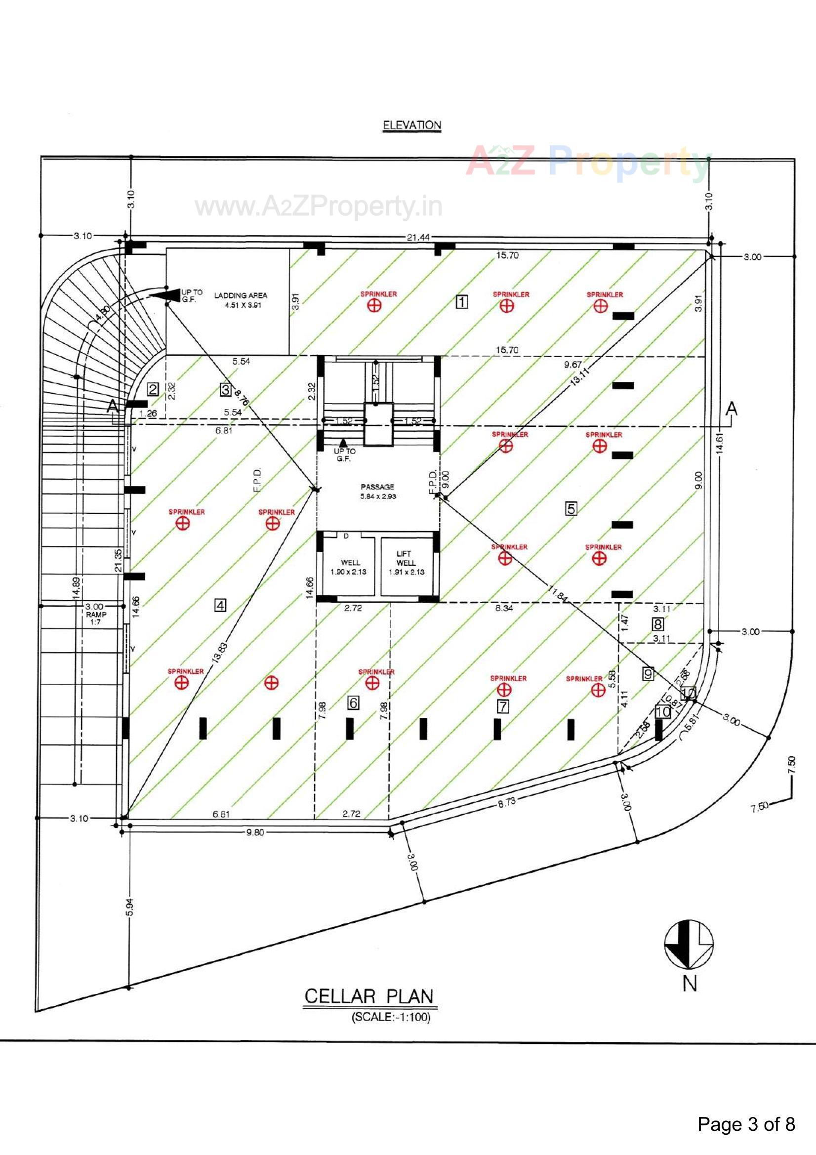  of real estate project Golden Plaza located at Vavdi, Rajkot, Gujarat