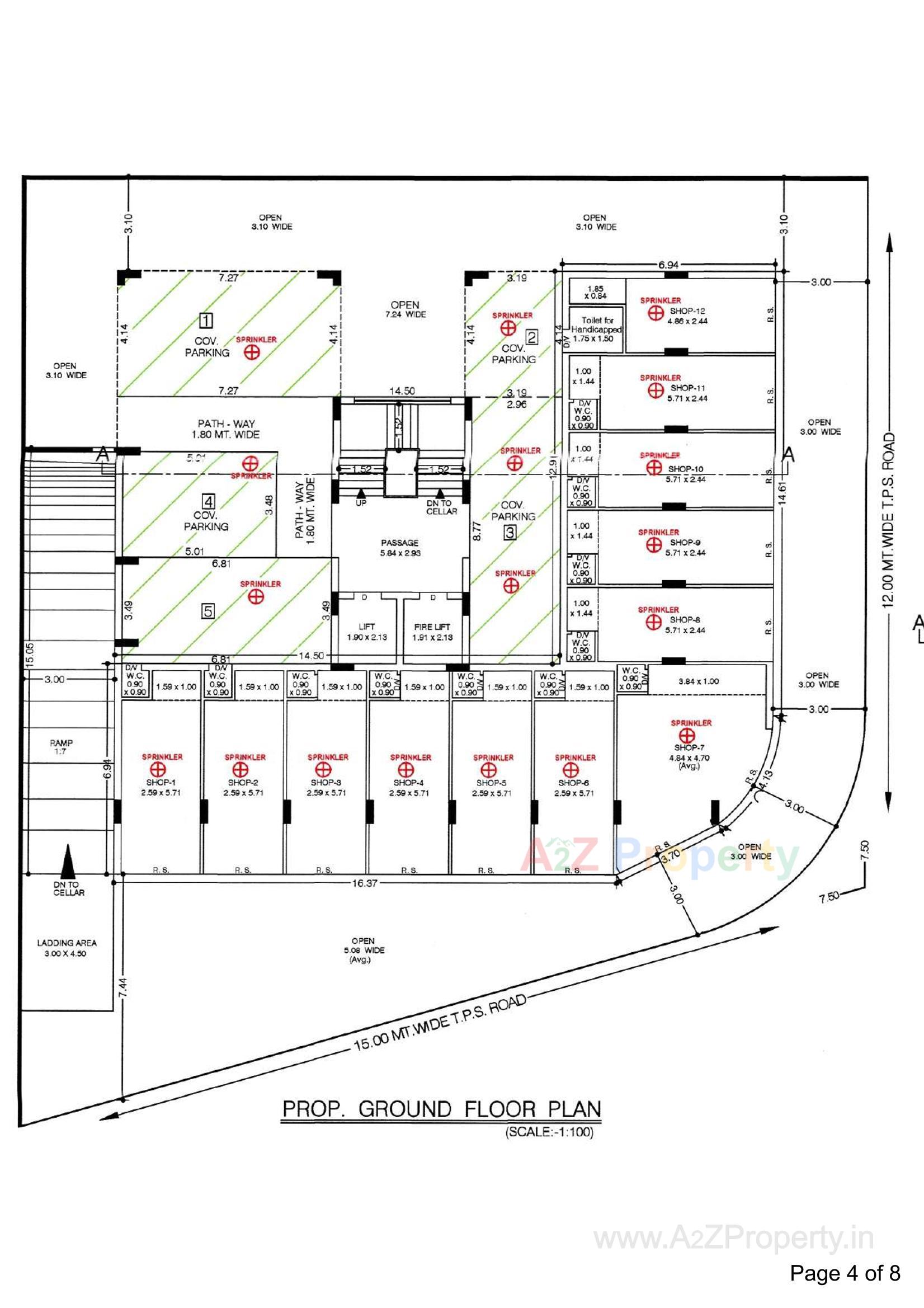  of real estate project Golden Plaza located at Vavdi, Rajkot, Gujarat