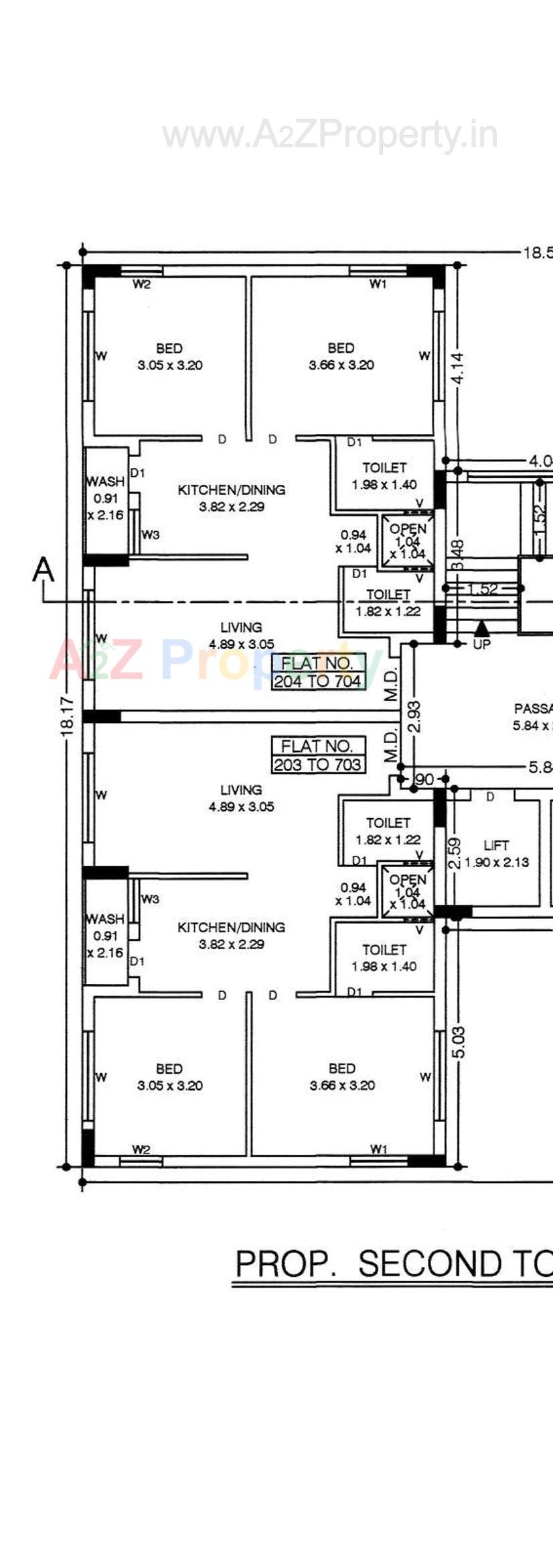 Layout of real estate project Golden Plaza located at Vavdi, Rajkot, Gujarat