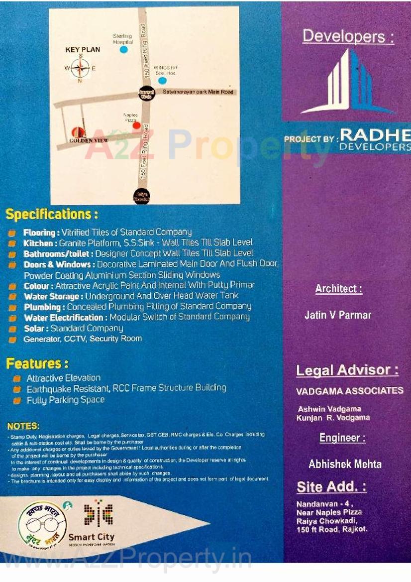  of real estate project Golden View located at Raiya, Rajkot, Gujarat