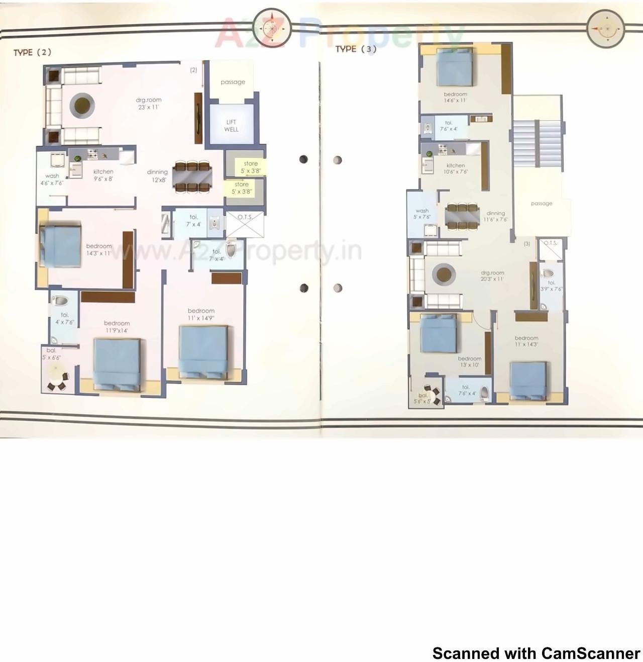 Layout of real estate project Goverdhan Heights located at Dhoraji, Rajkot, Gujarat