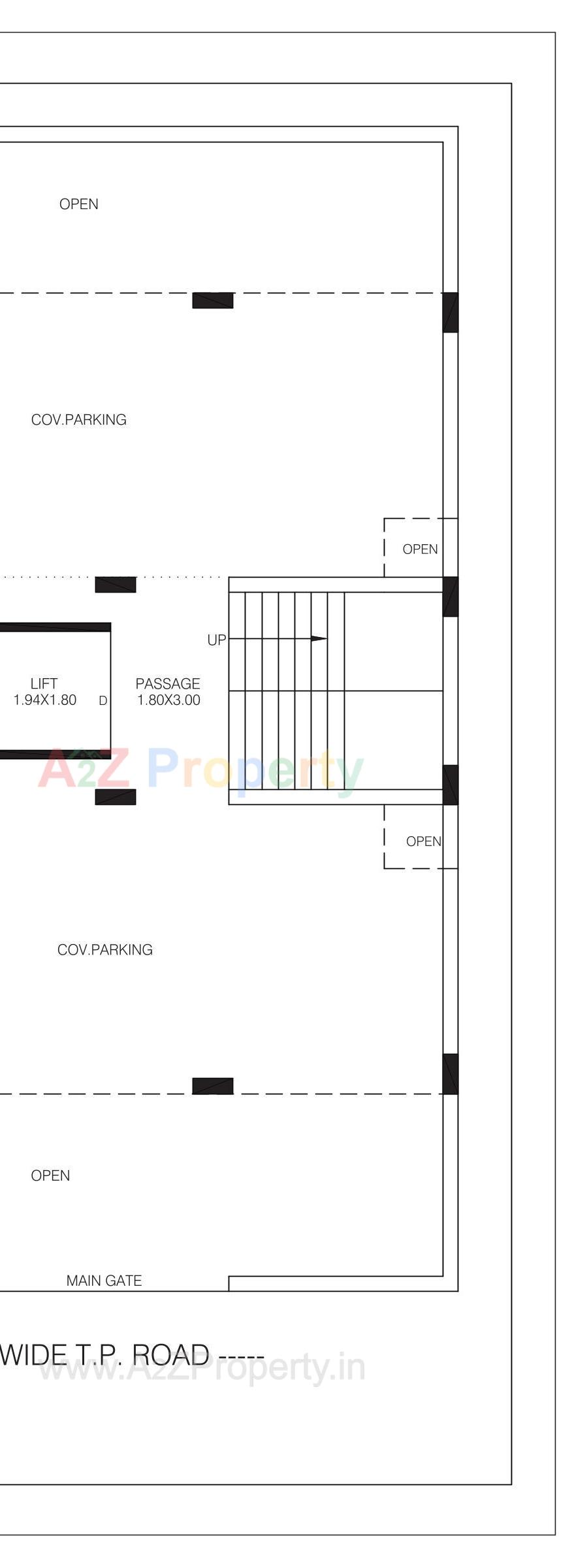 Layout of real estate project Green Apple located at Mavdi, Rajkot, Gujarat