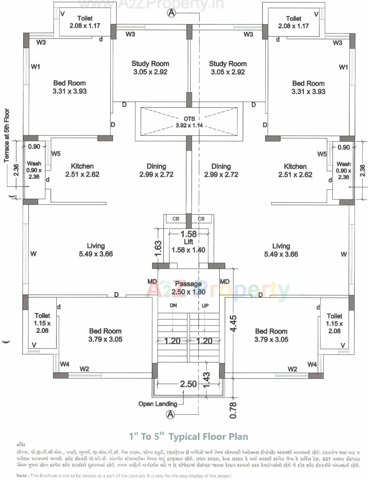 Layout of real estate project Green Ice located at Mavdi, Rajkot, Gujarat