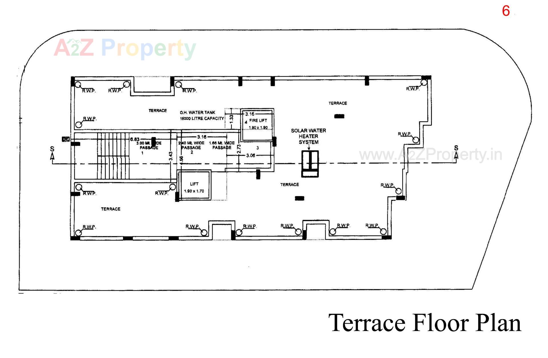 Layout of real estate project Gulmohar Avenue located at Kothariya, Rajkot, Gujarat