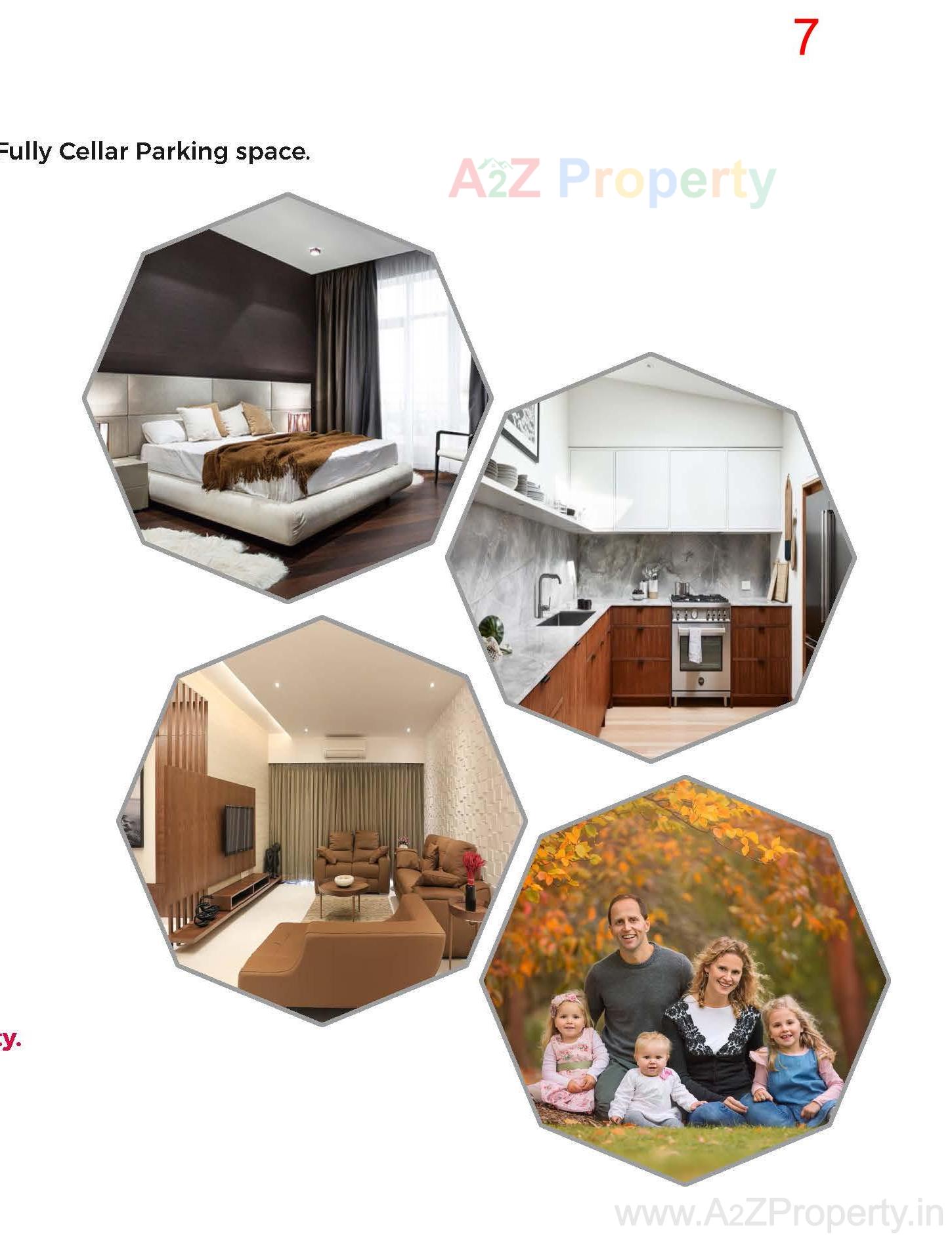 3D Elevation of real estate project Gulmohar Avenue located at Kothariya, Rajkot, Gujarat