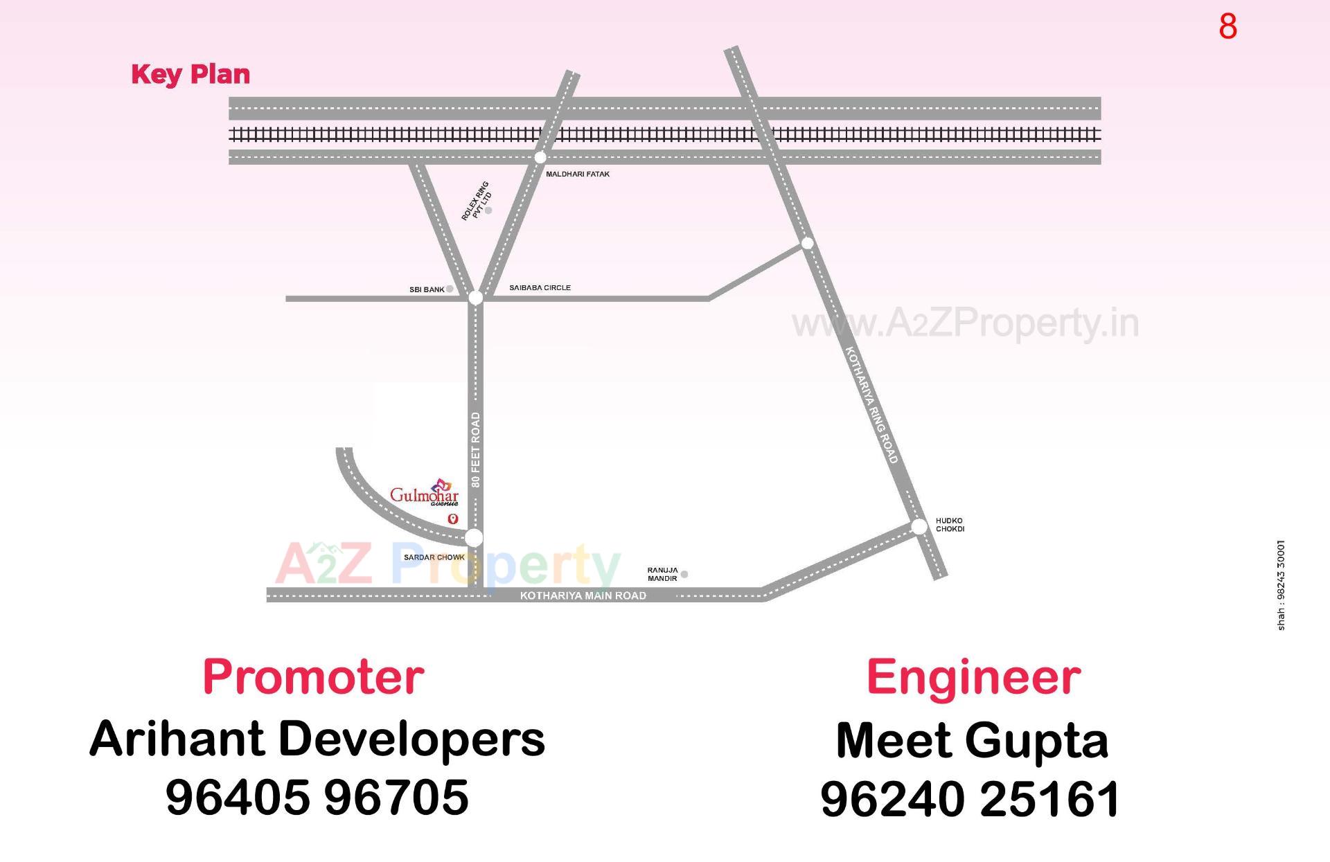  of real estate project Gulmohar Avenue located at Kothariya, Rajkot, Gujarat