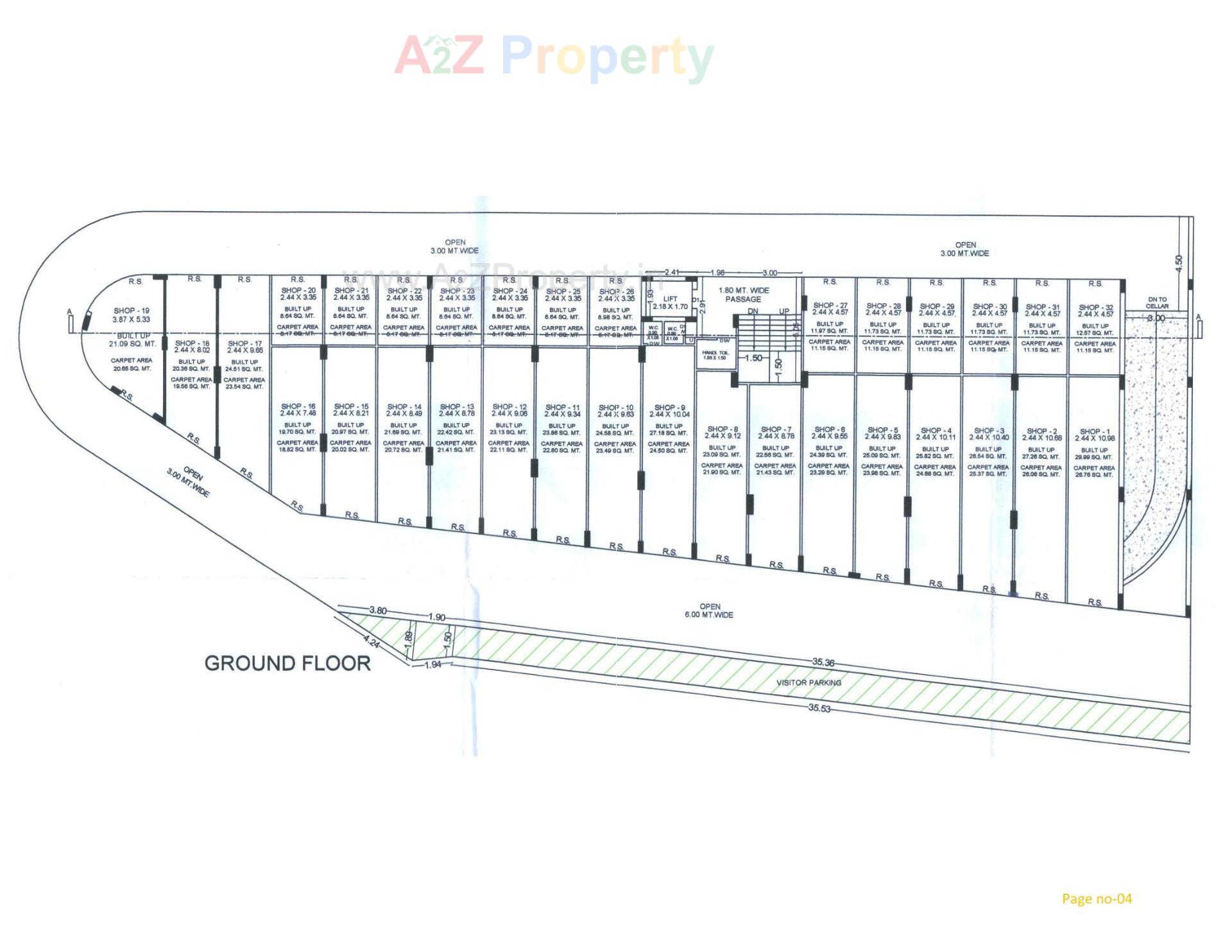 Layout of real estate project Gulmohar Business Park located at Rajkot, Rajkot, Gujarat