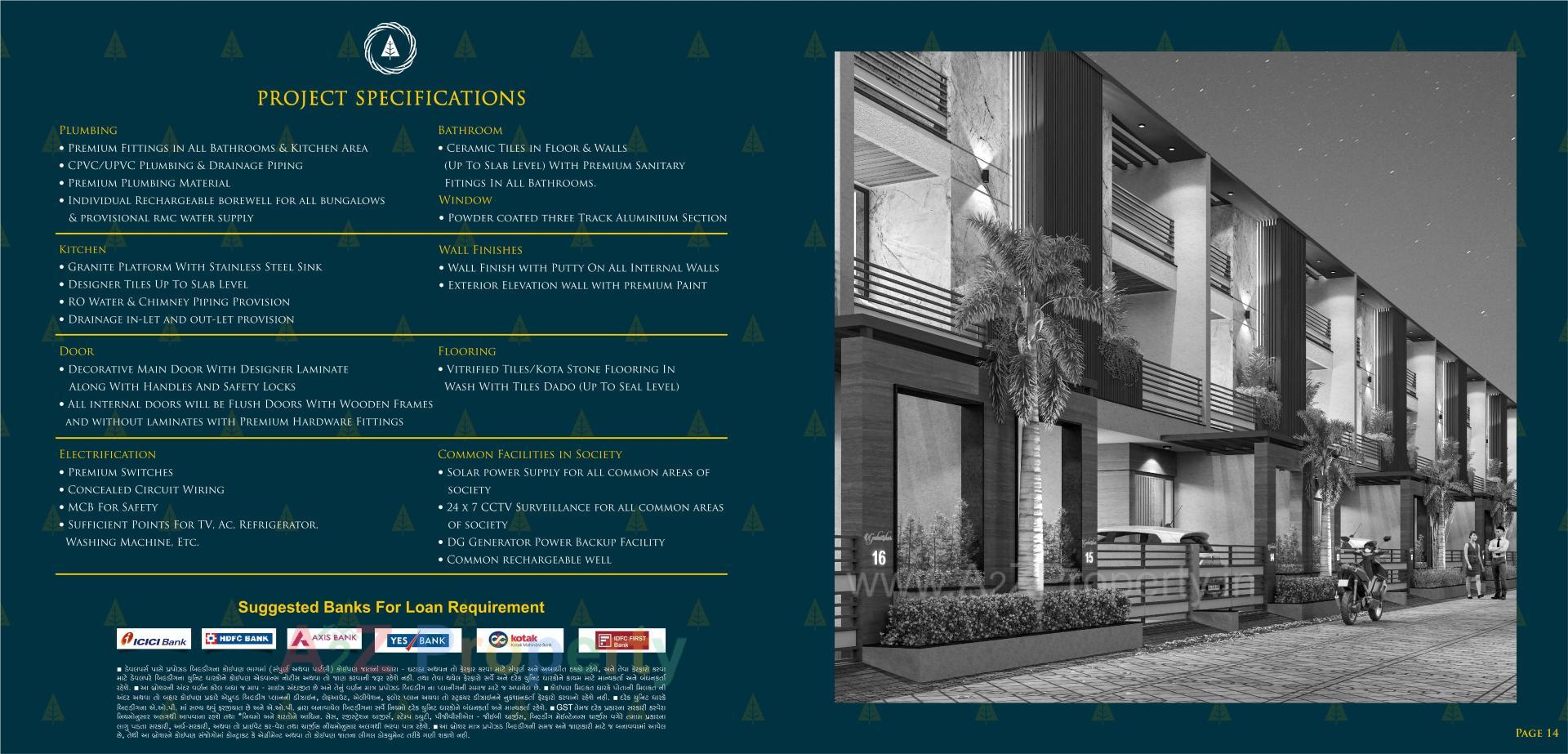  of real estate project Gulmohar Woods located at Ghanteshwar, Rajkot, Gujarat