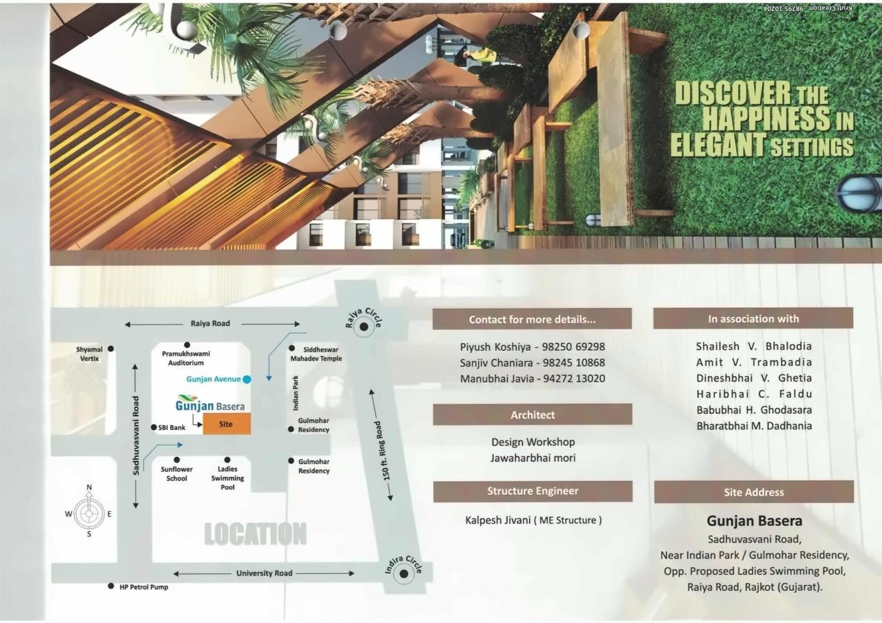  of real estate project Gunjan Basera located at Raiya, Rajkot, Gujarat