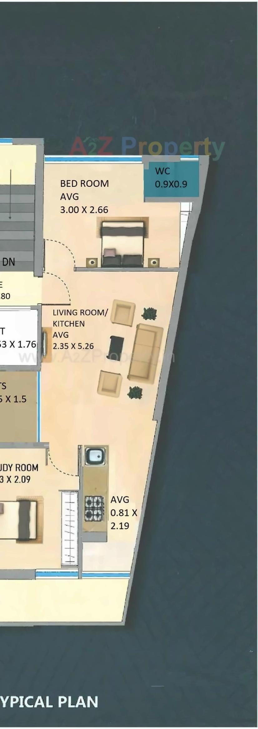 Layout of real estate project Hari Krushna Villa located at Mavdi, Rajkot, Gujarat