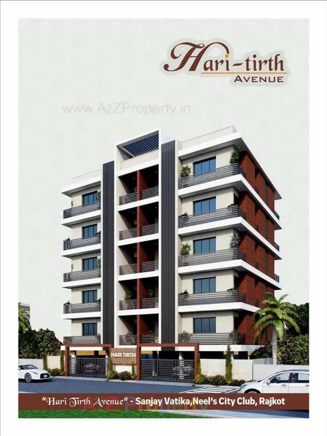 3D Elevation of real estate project Hari Tirth Avenue located at Munjka, Rajkot, Gujarat