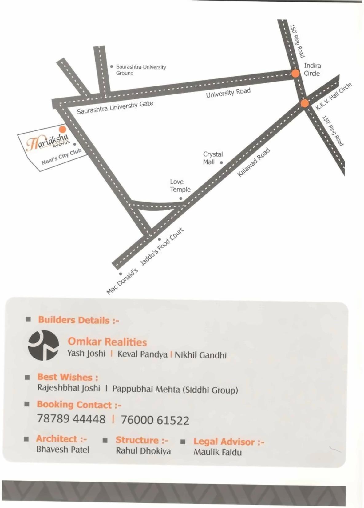  of real estate project Hariaksha Avenue located at Munjka, Rajkot, Gujarat