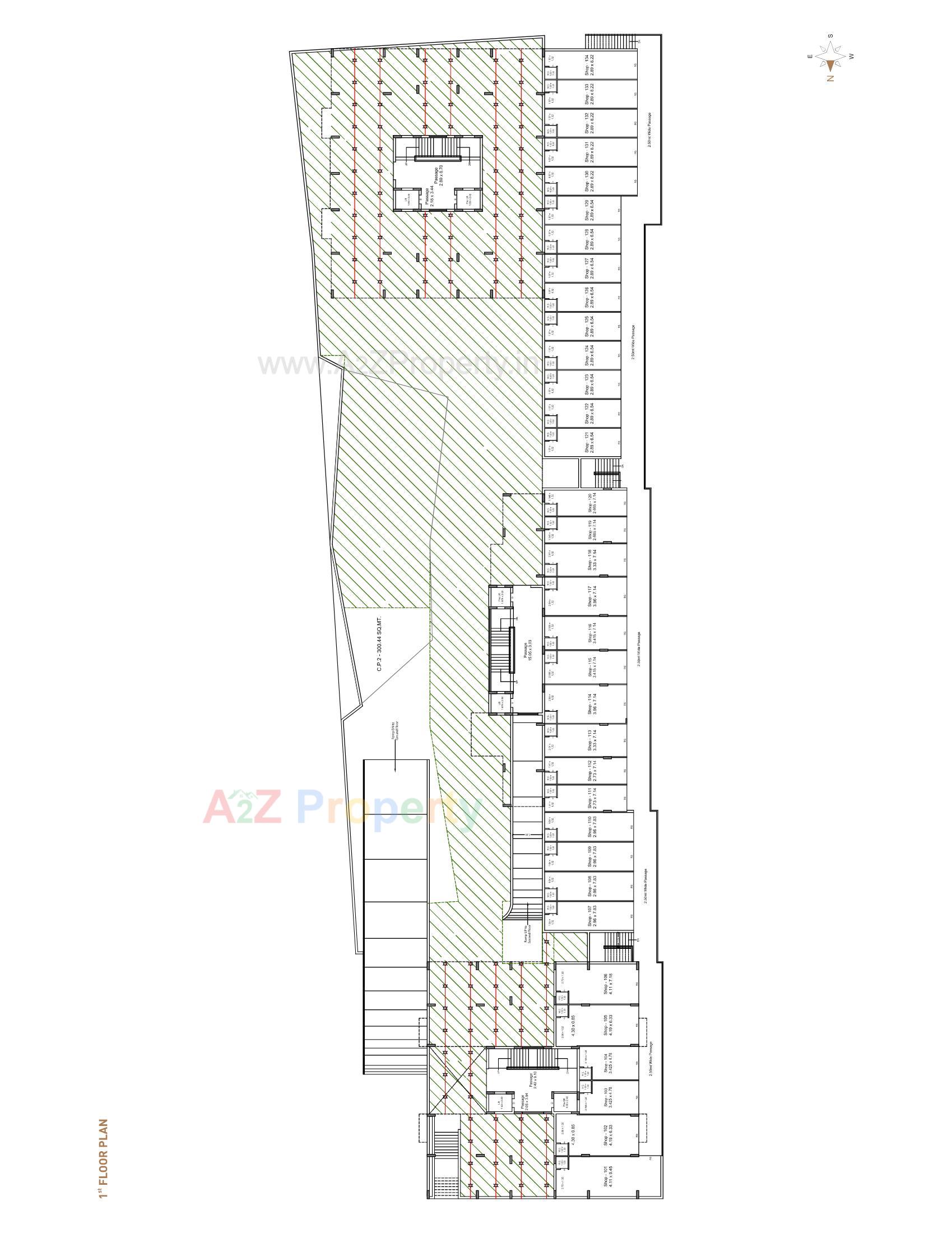 Layout of real estate project Haridwar Habitat located at Mavdi, Rajkot, Gujarat