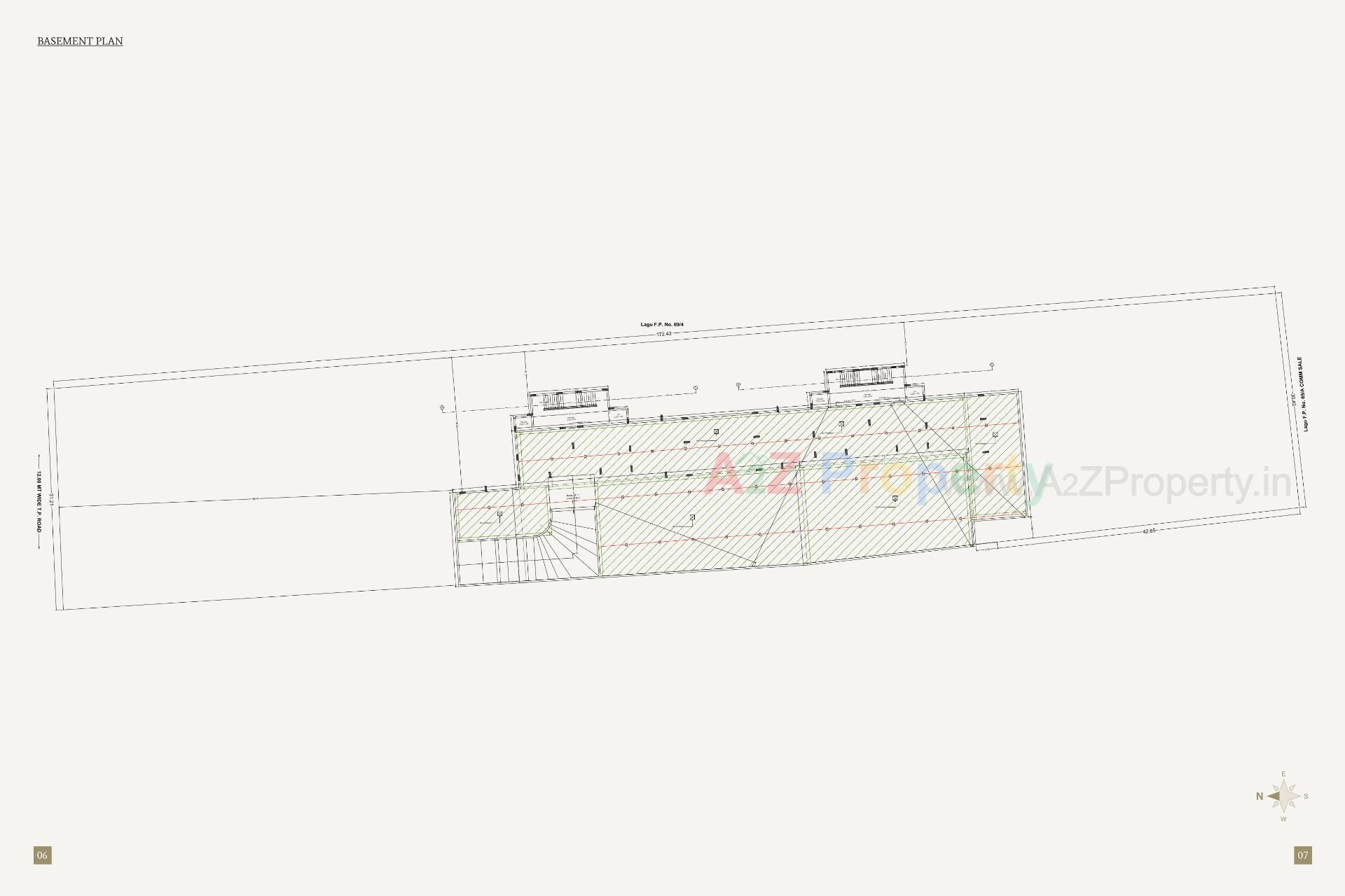 Layout of real estate project Haridwar Heritage located at Mavdi, Rajkot, Gujarat