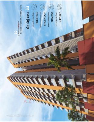 Elevation of real estate project Harikrushna Heights located at Rajkot, Rajkot, Gujarat