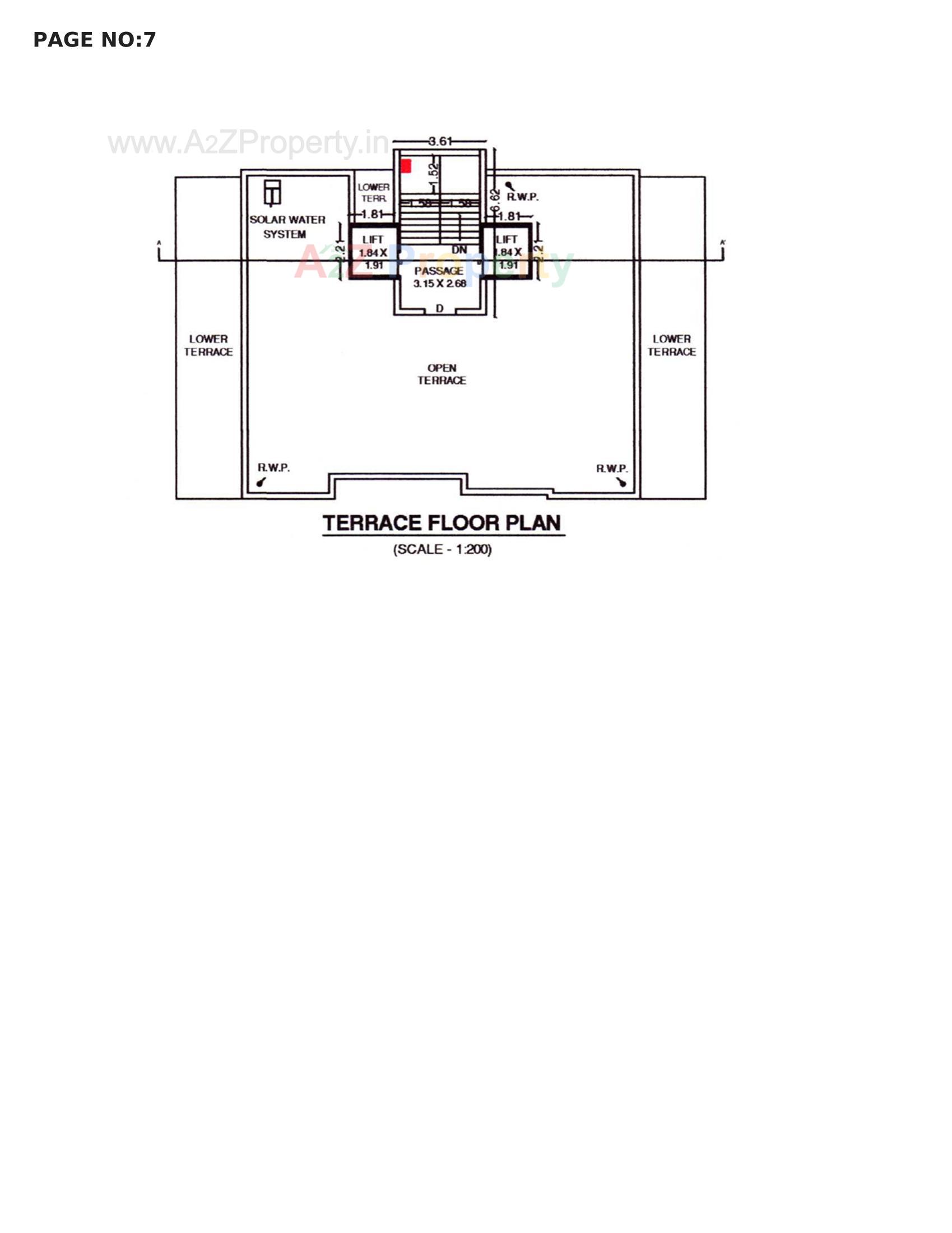 Layout of real estate project Hariva Gold located at Raiya, Rajkot, Gujarat