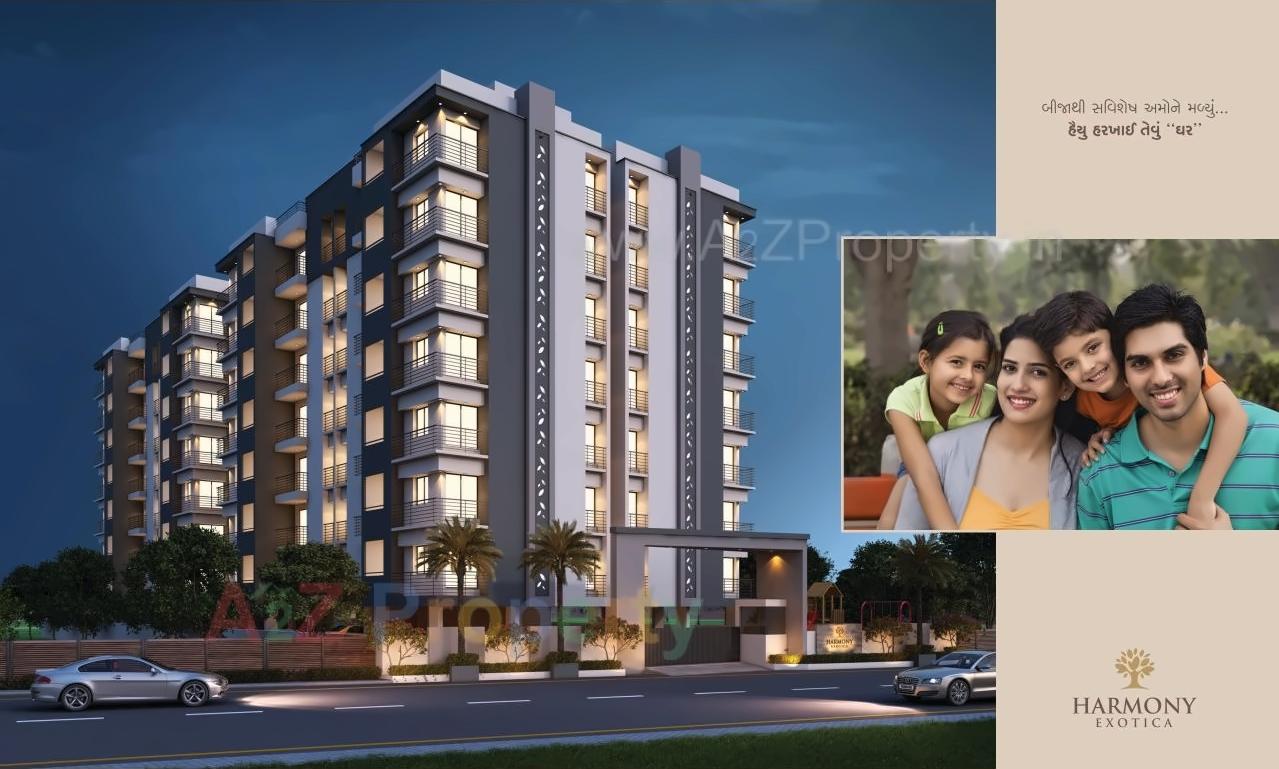 3D Elevation of real estate project Harmony Exotica located at Mavdi, Rajkot, Gujarat