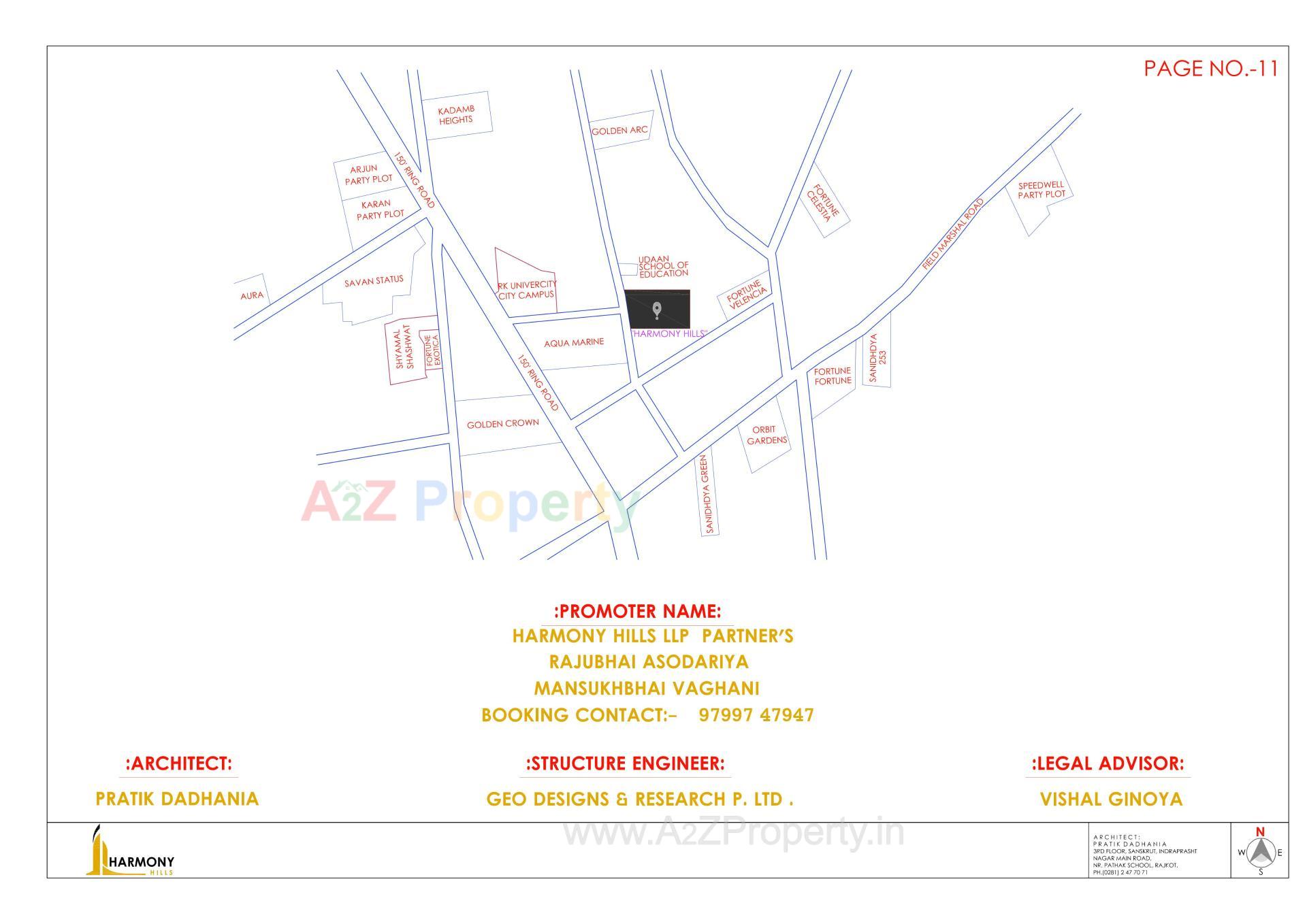 of real estate project Harmony Hills located at Motamava, Rajkot, Gujarat