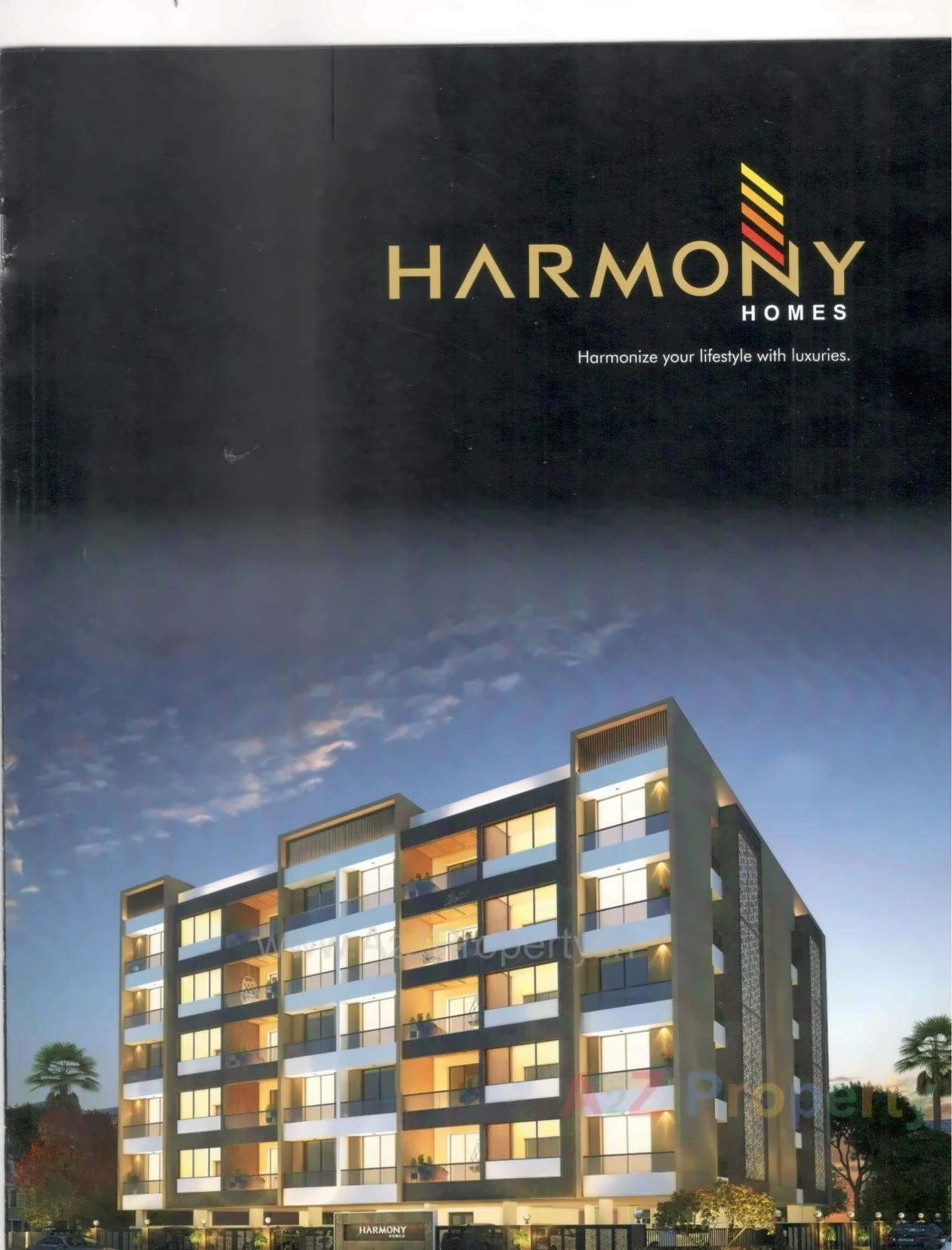 3D Elevation of real estate project Harmony Homes located at Nanamava, Rajkot, Gujarat