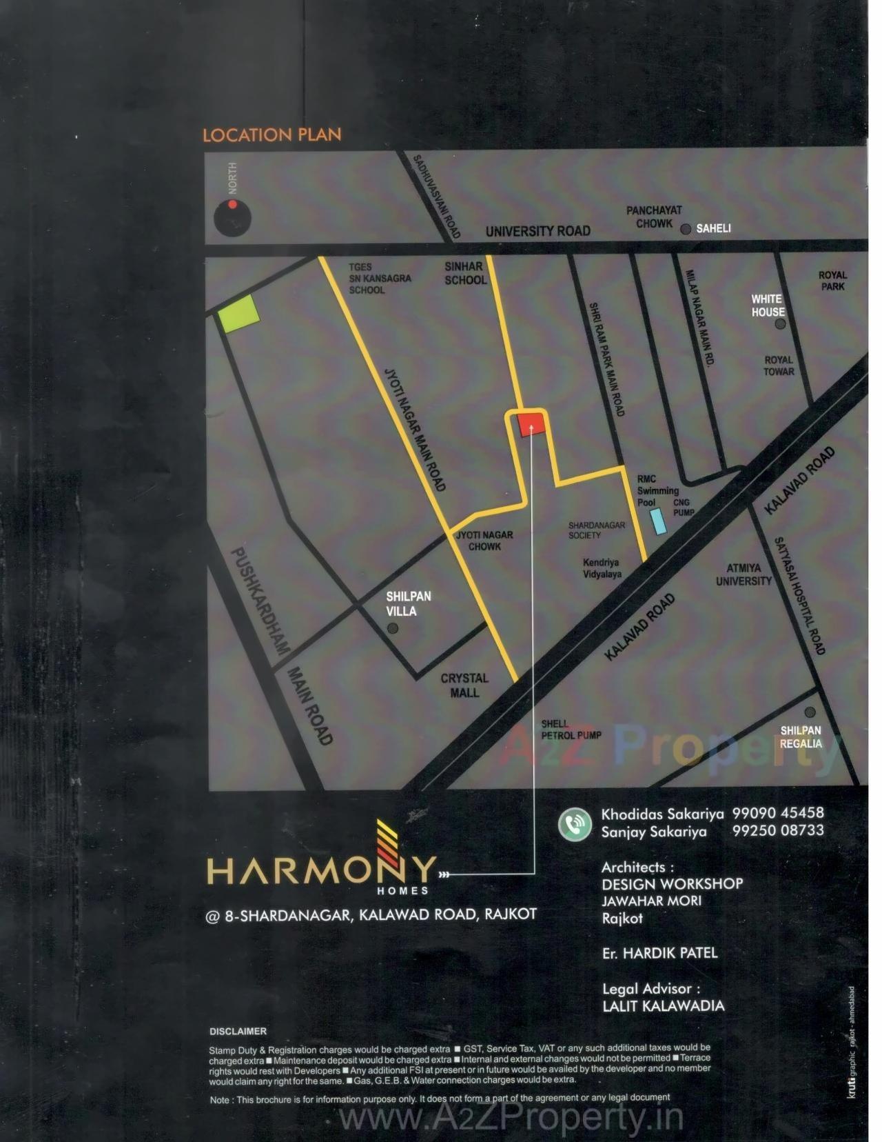  of real estate project Harmony Homes located at Nanamava, Rajkot, Gujarat