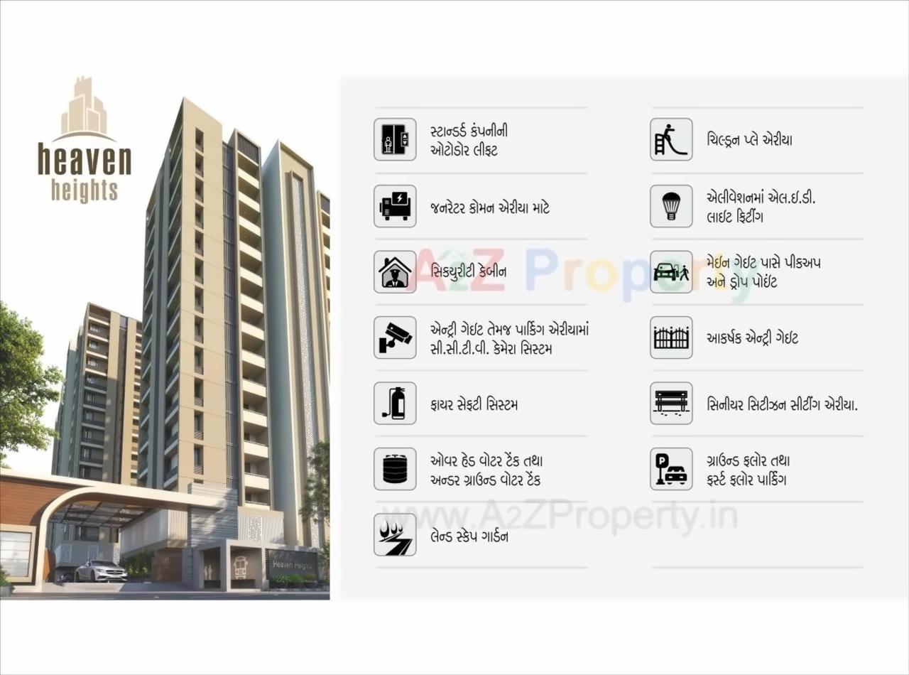  of real estate project Heaven Heights located at Mavdi, Rajkot, Gujarat