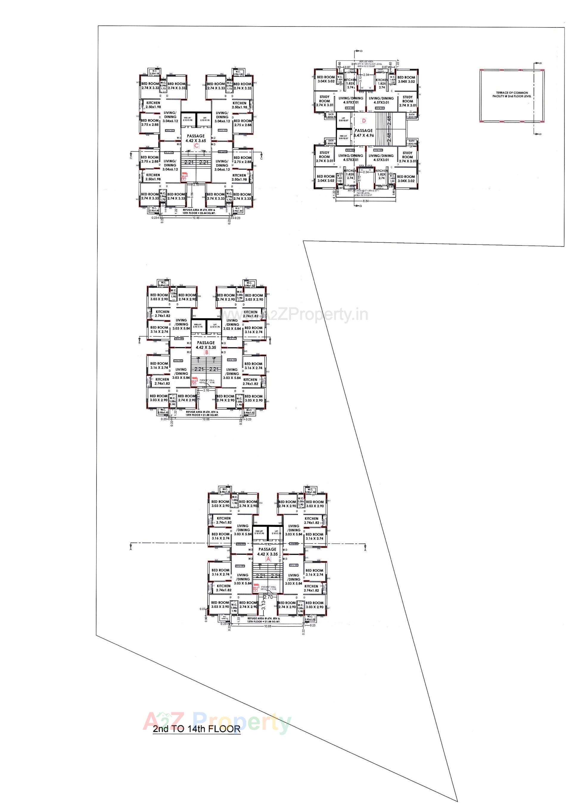 Layout of real estate project High Street located at Mavdi, Rajkot, Gujarat