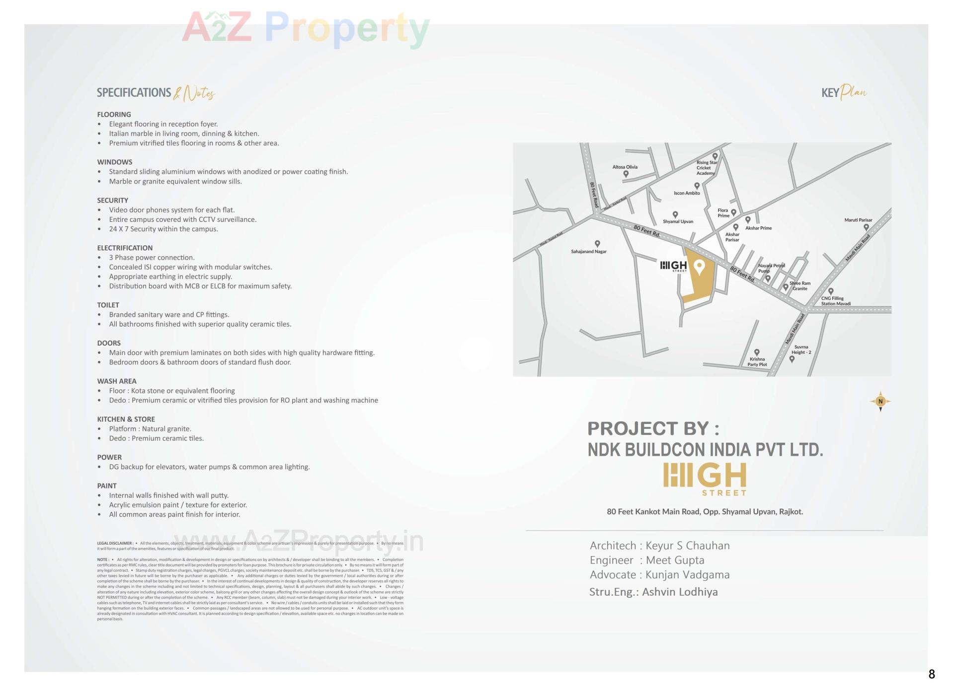  of real estate project High Street located at Mavdi, Rajkot, Gujarat