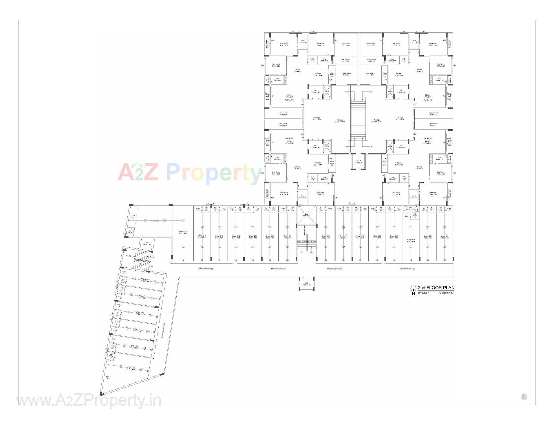 Layout of real estate project Hilton Aristo located at Mavdi, Rajkot, Gujarat