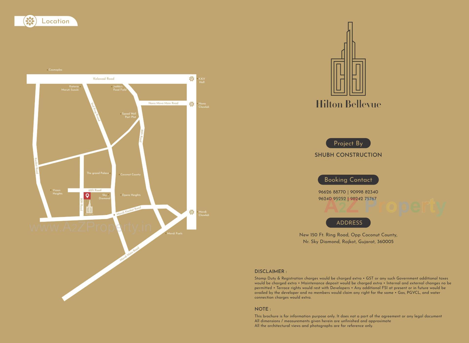  of real estate project Hilton Bellevue located at Mavdi, Rajkot, Gujarat