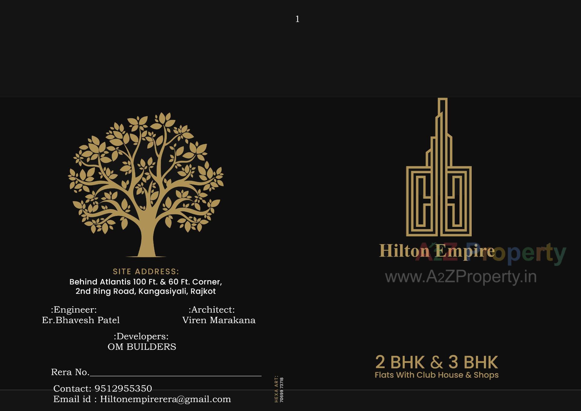  of real estate project Hilton Empire located at Kangashiyali, Rajkot, Gujarat