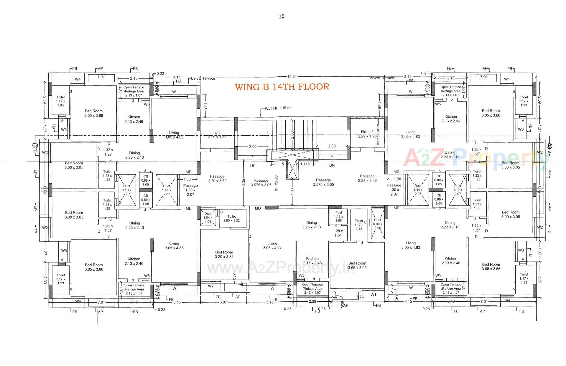 Layout of real estate project Hilton Empire located at Kangashiyali, Rajkot, Gujarat