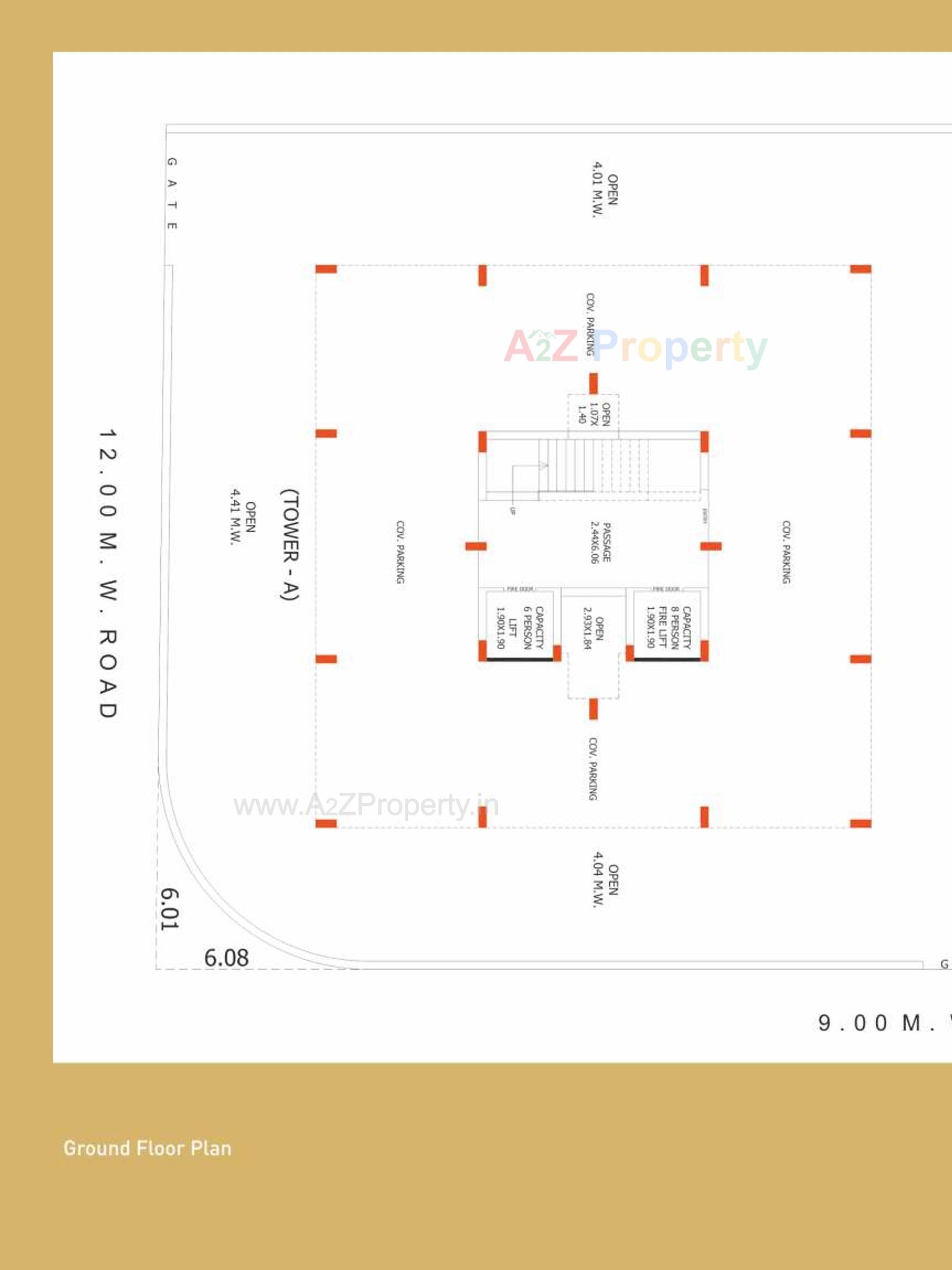 Layout of real estate project Icon Gold located at Rajkot, Rajkot, Gujarat