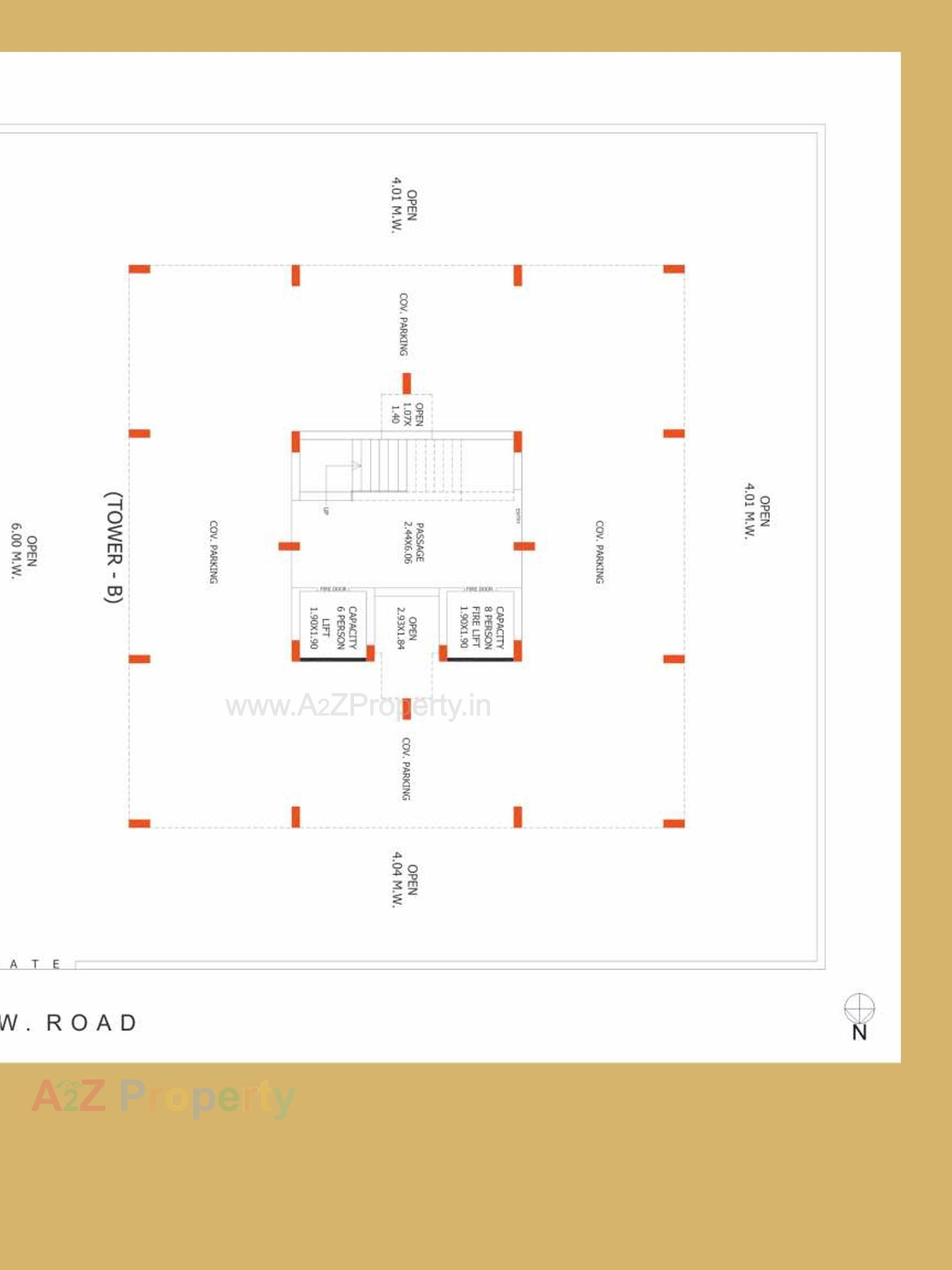 Layout of real estate project Icon Gold located at Rajkot, Rajkot, Gujarat