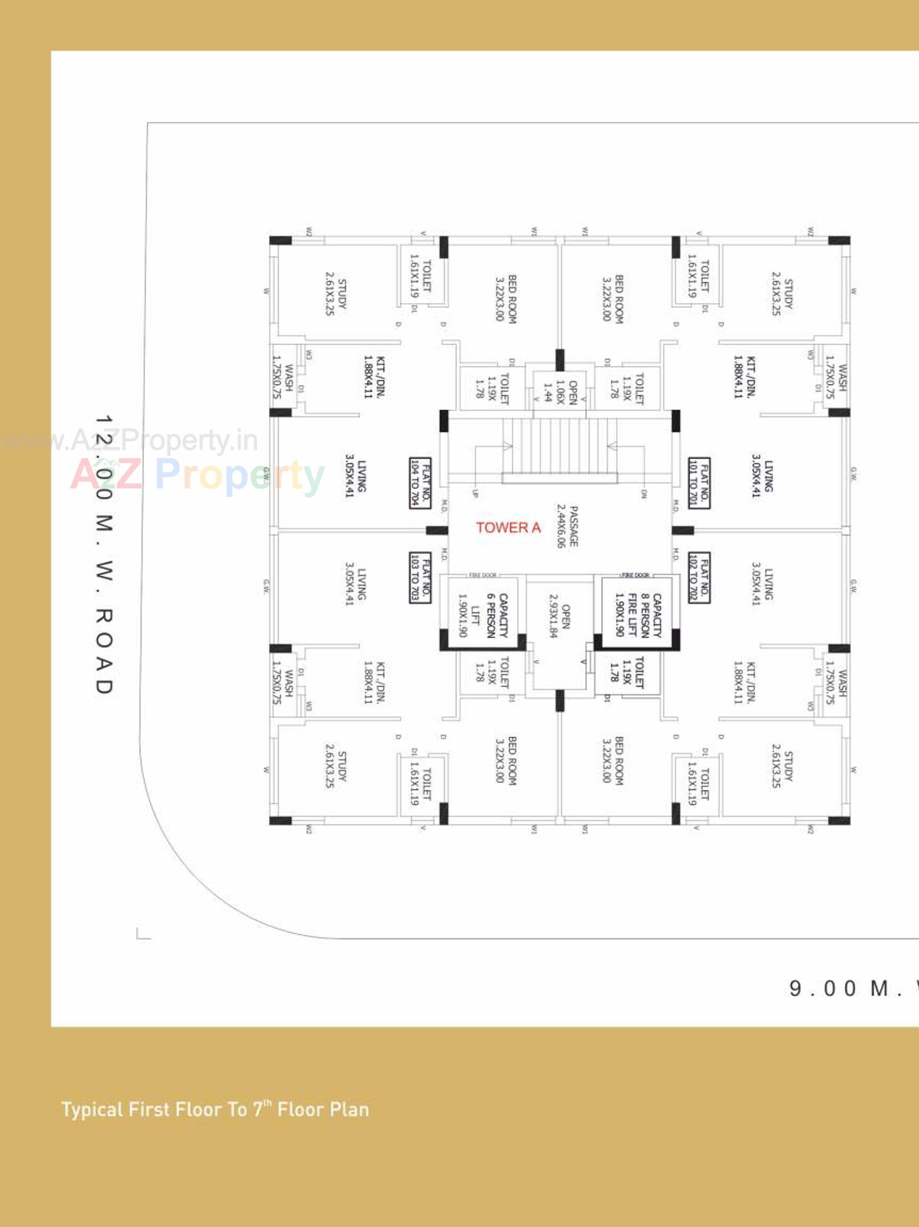 Layout of real estate project Icon Gold located at Rajkot, Rajkot, Gujarat